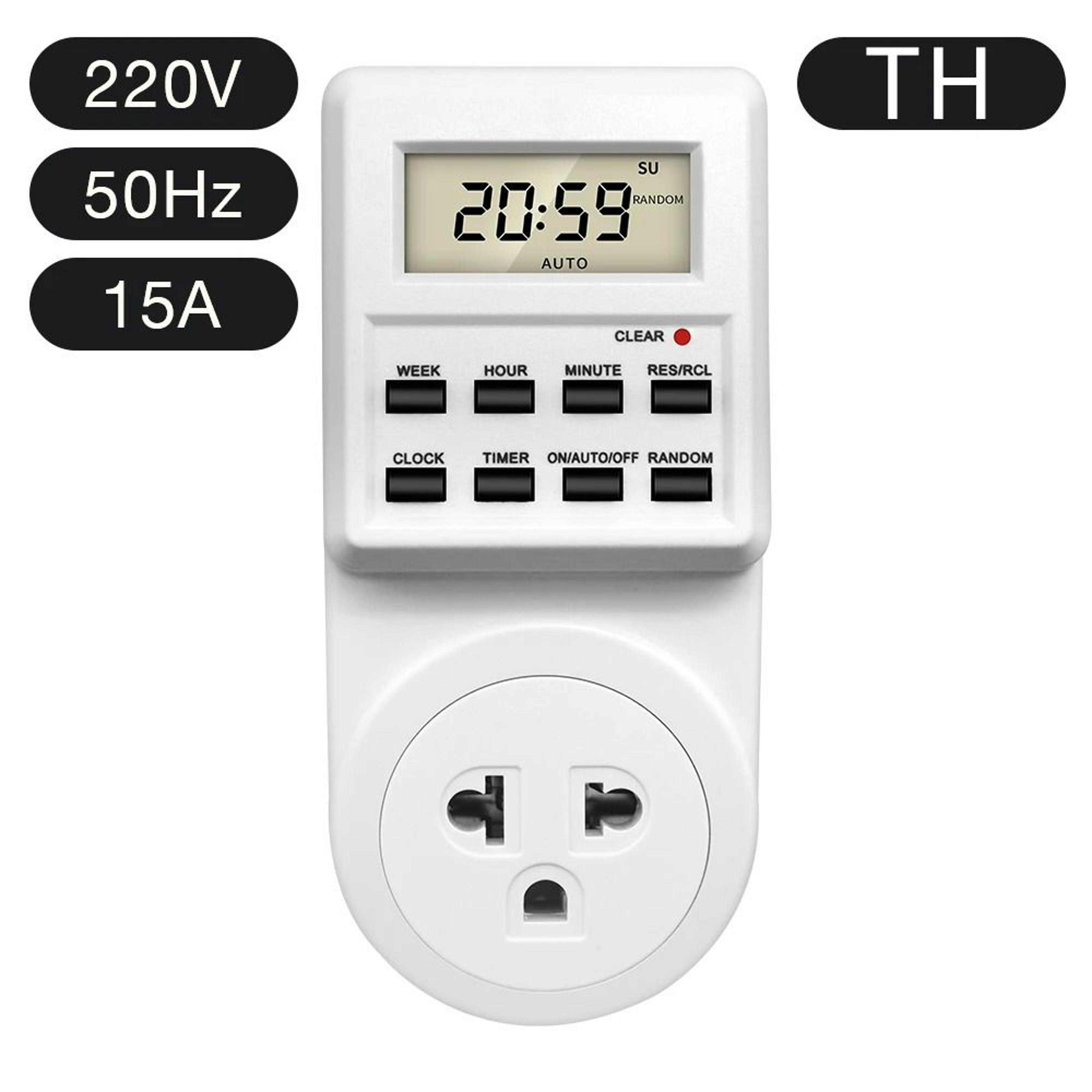DailyControl Digital Timer Switch And Programmable Outlet Timer 6