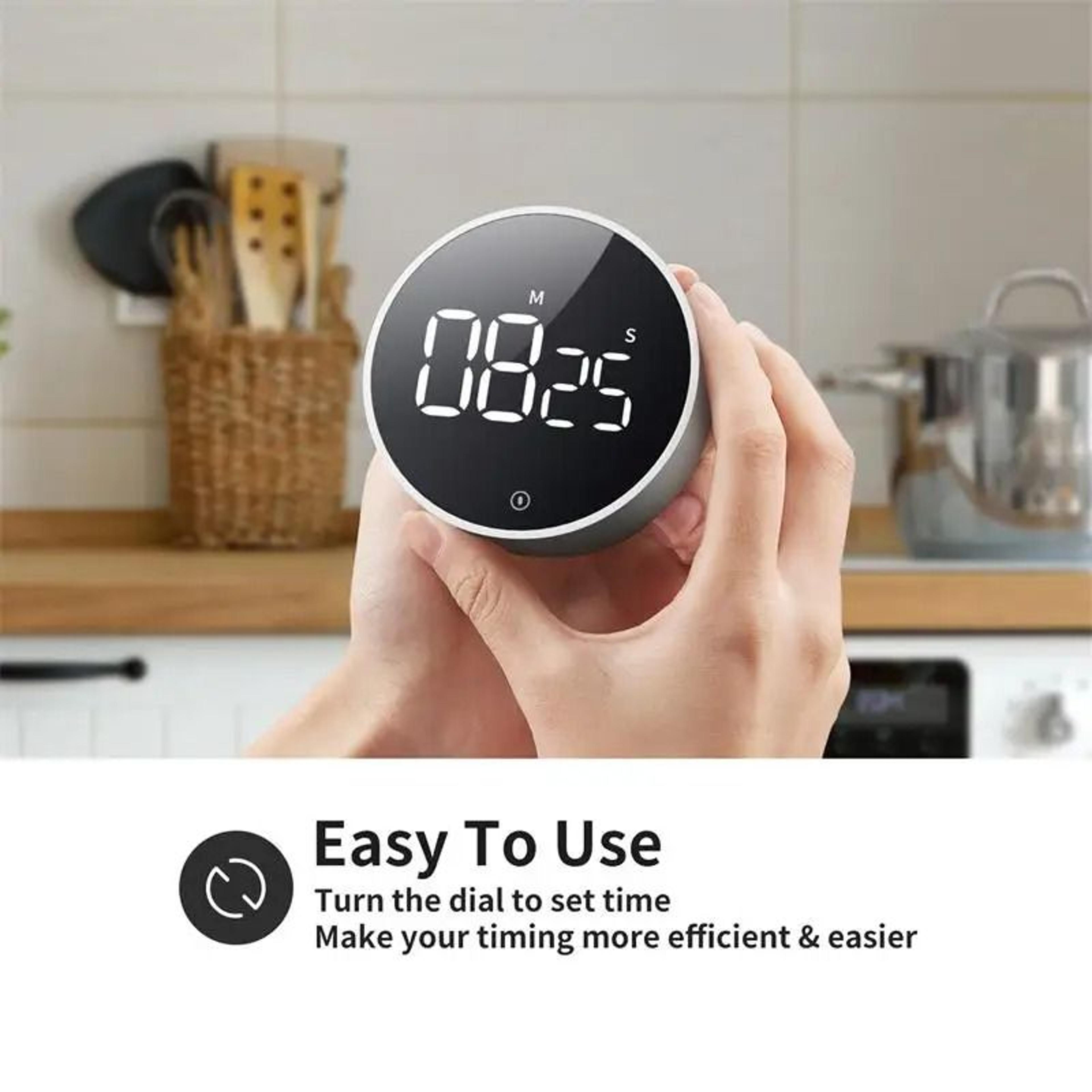 NOKLEAD 5260 Magnetic Kitchen Timer And Rotary Digital Timer 5