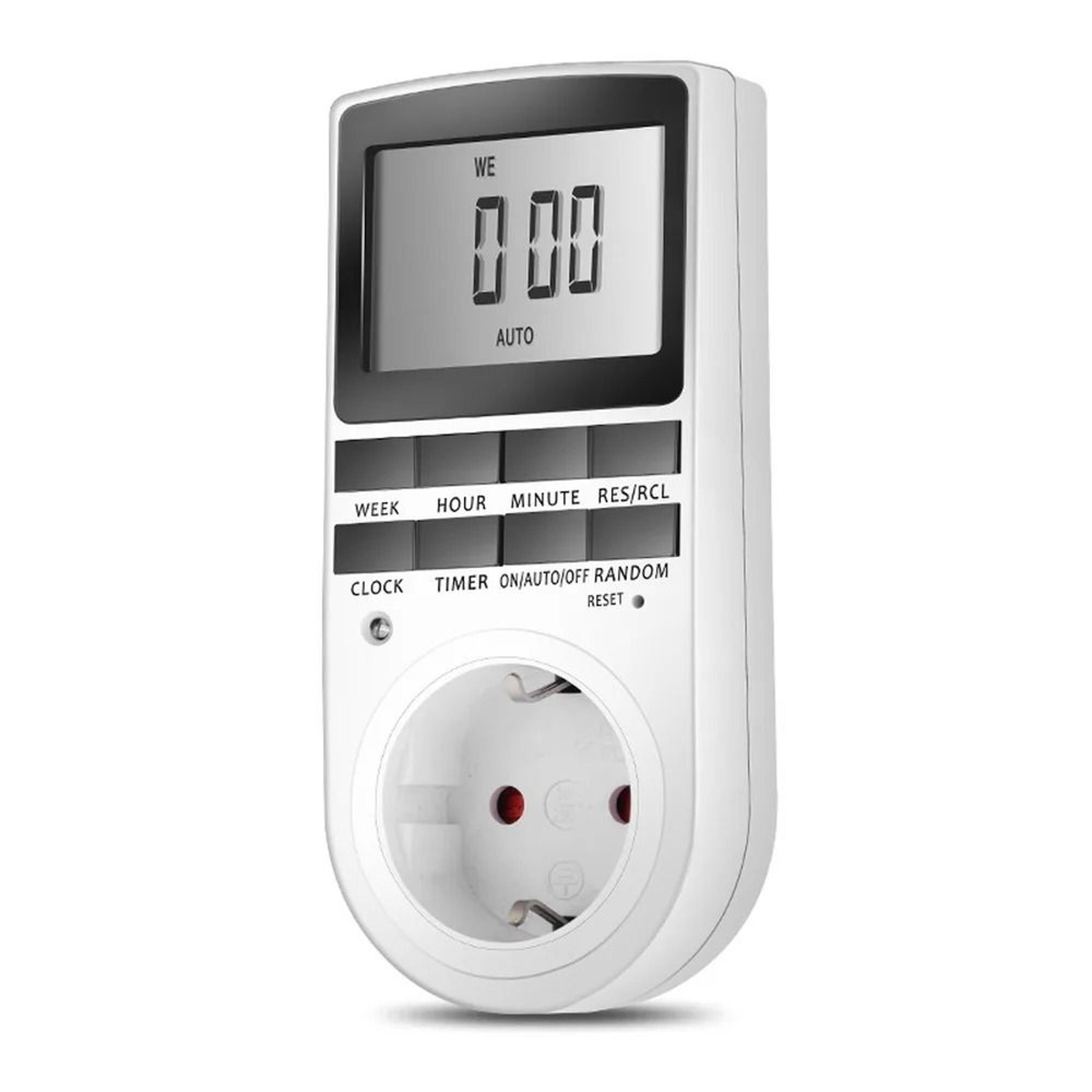 SmartSchedule EU Plug Digital Timer Switch And Programmable Timer Socket 1