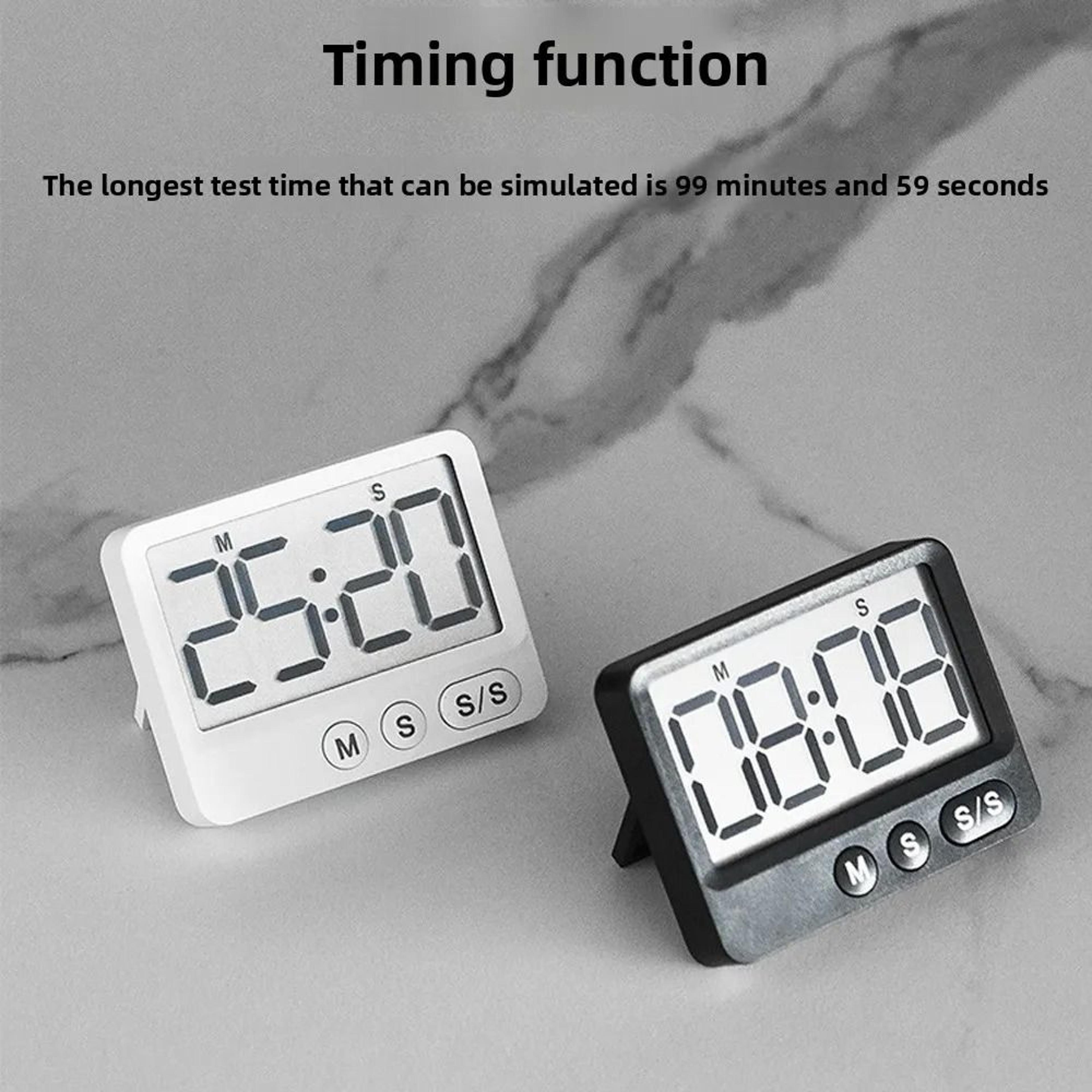 ClearTime Large Screen Digital Timer And Magnetic Kitchen Timer 3