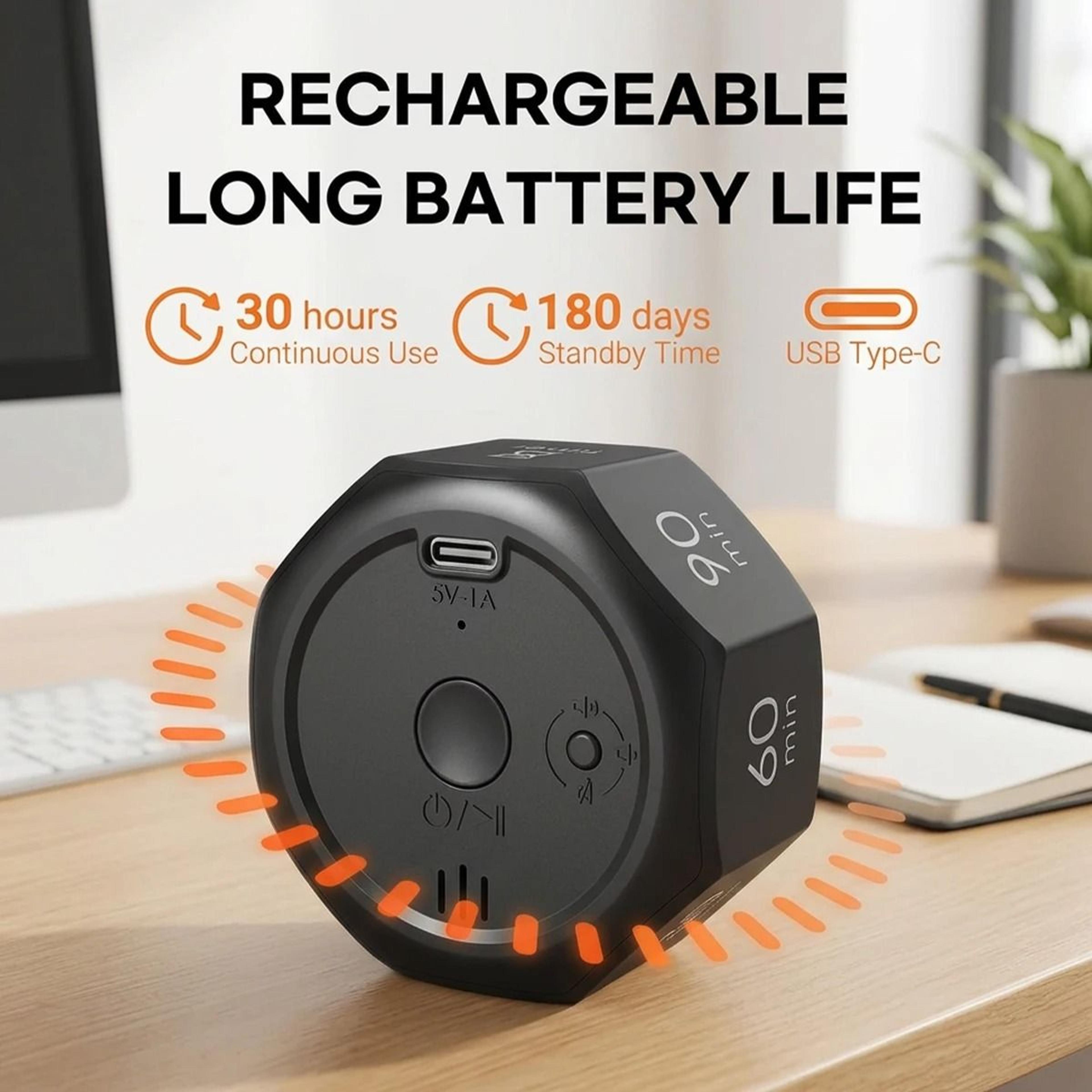 FocusFlip Flip Pomodoro Timer With 7 Presets 3
