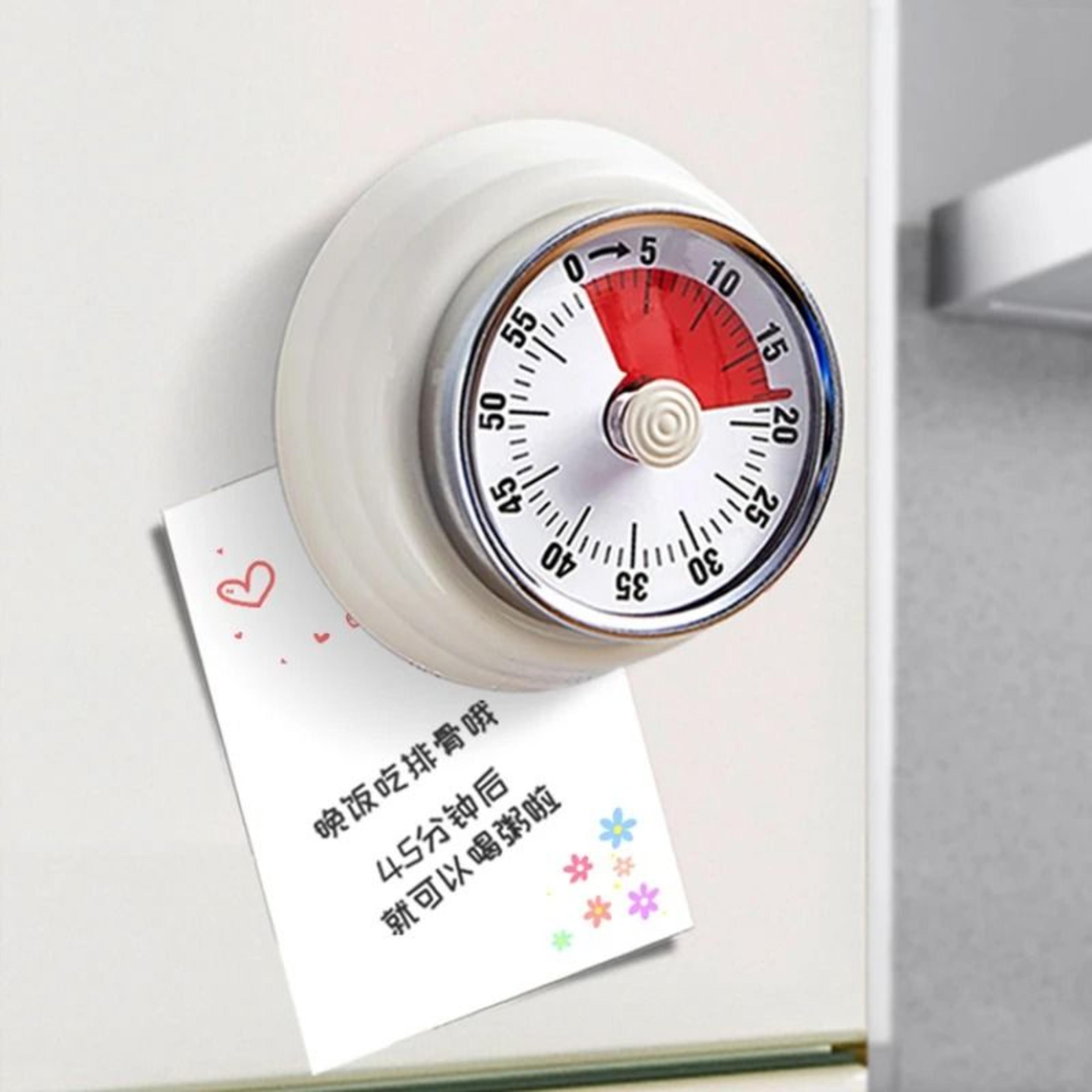 Zackoo Visual Kitchen Timer With Magnetic 60Minute Dial 7