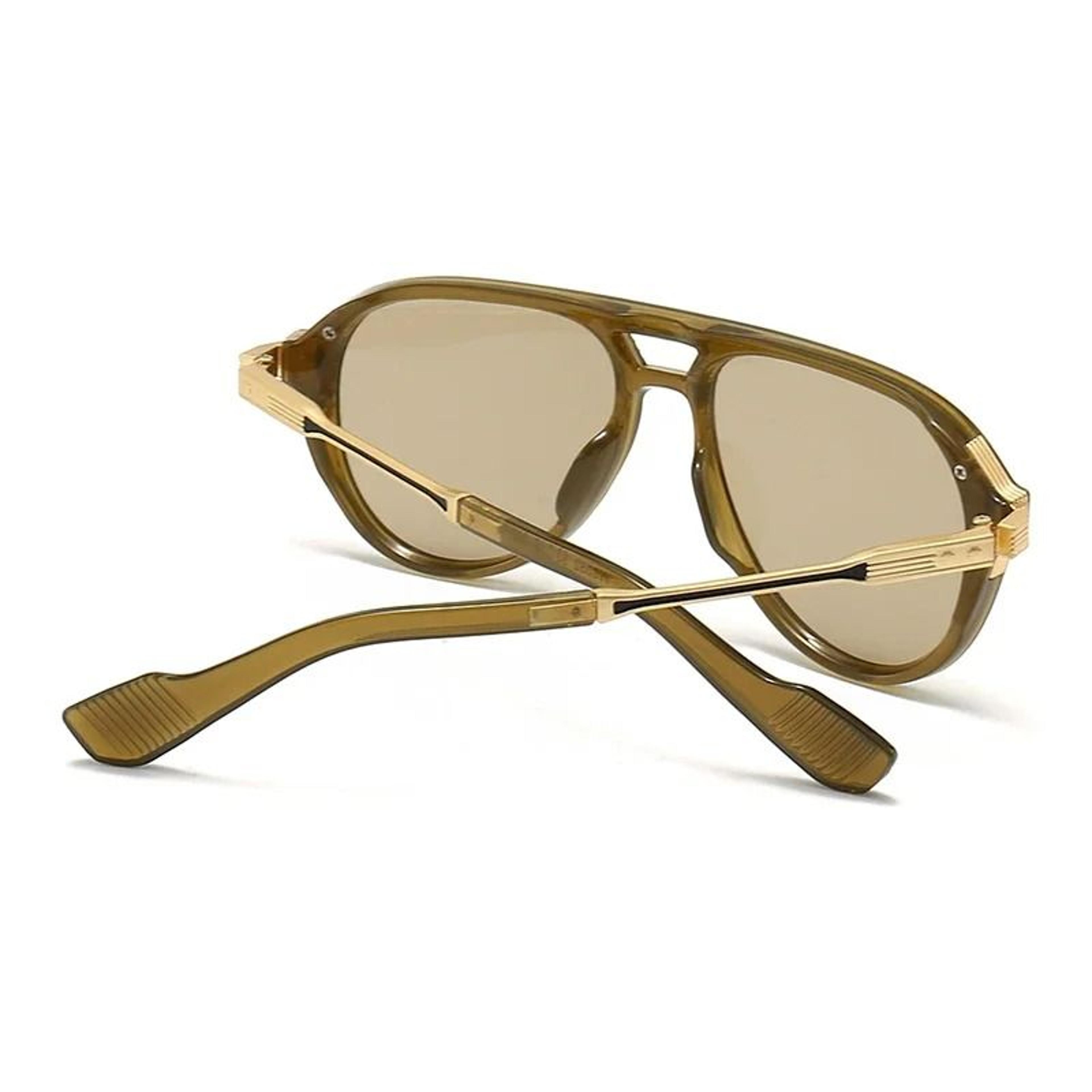 Skyline Mens Aviator Sunglasses With Retro Double Bridge Frame 5