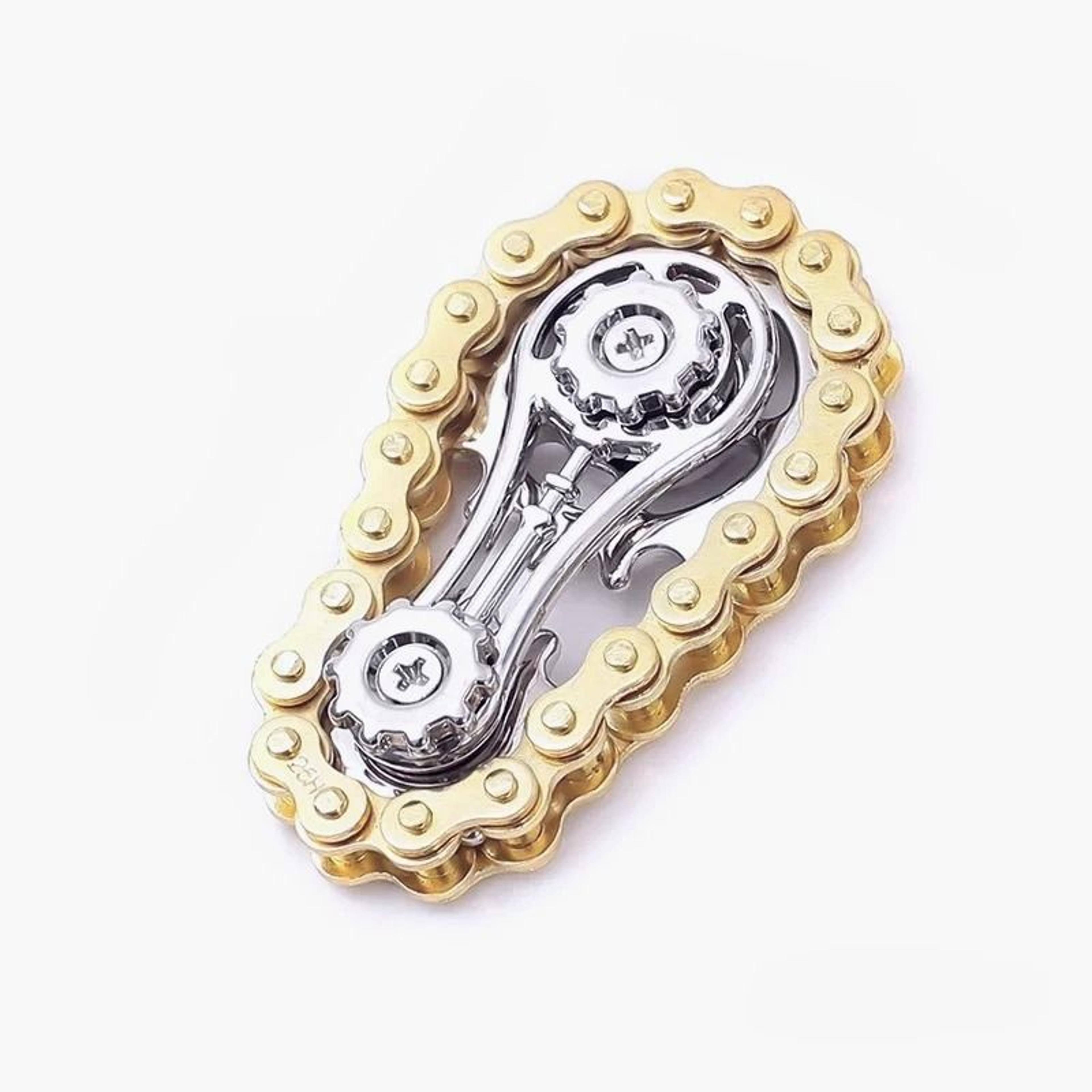 GearFlow Metal Sprocket Fidget Spinner For Calmer Focus Anywhere 1