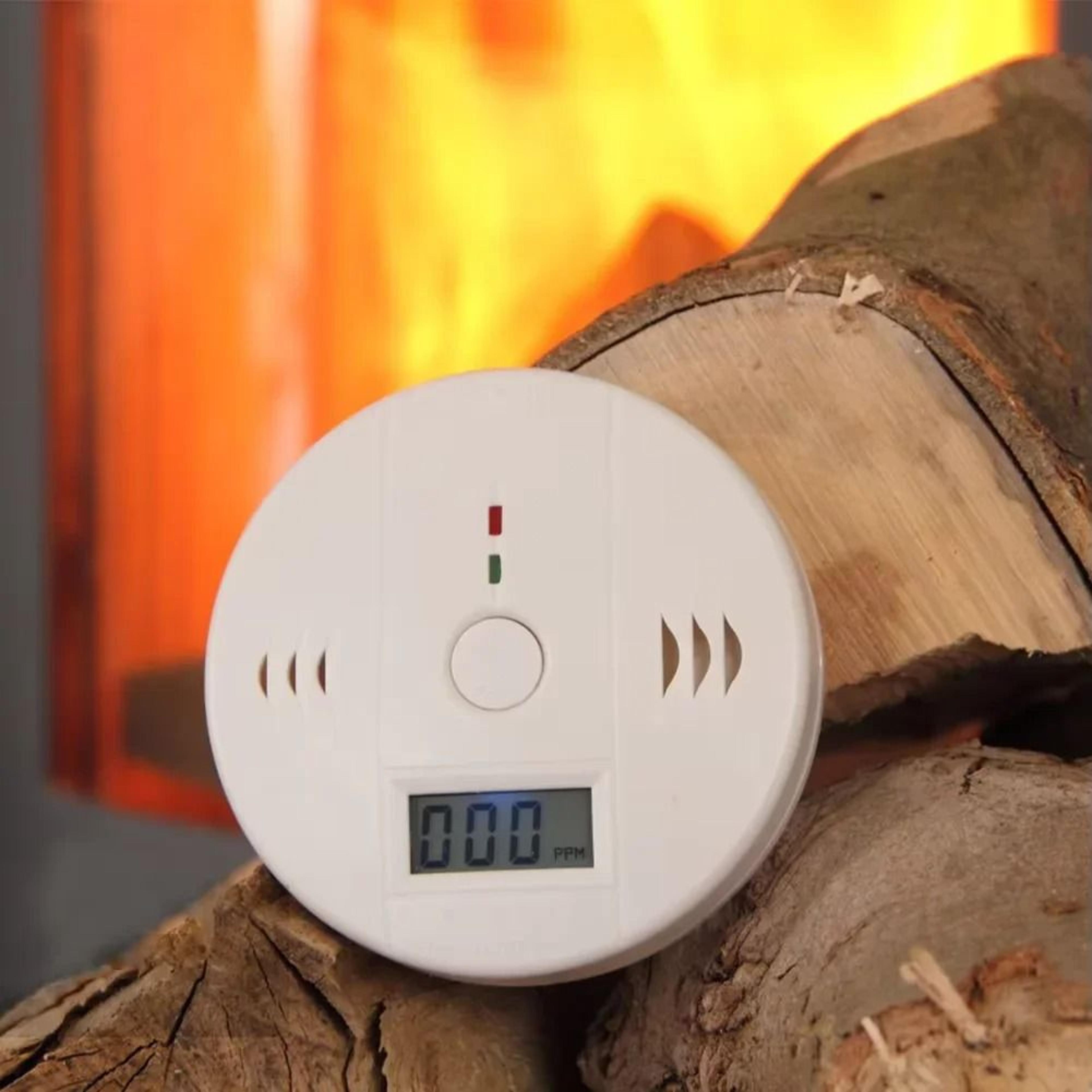 SafeView Carbon Monoxide Detector With LCD Warning Alarm 0
