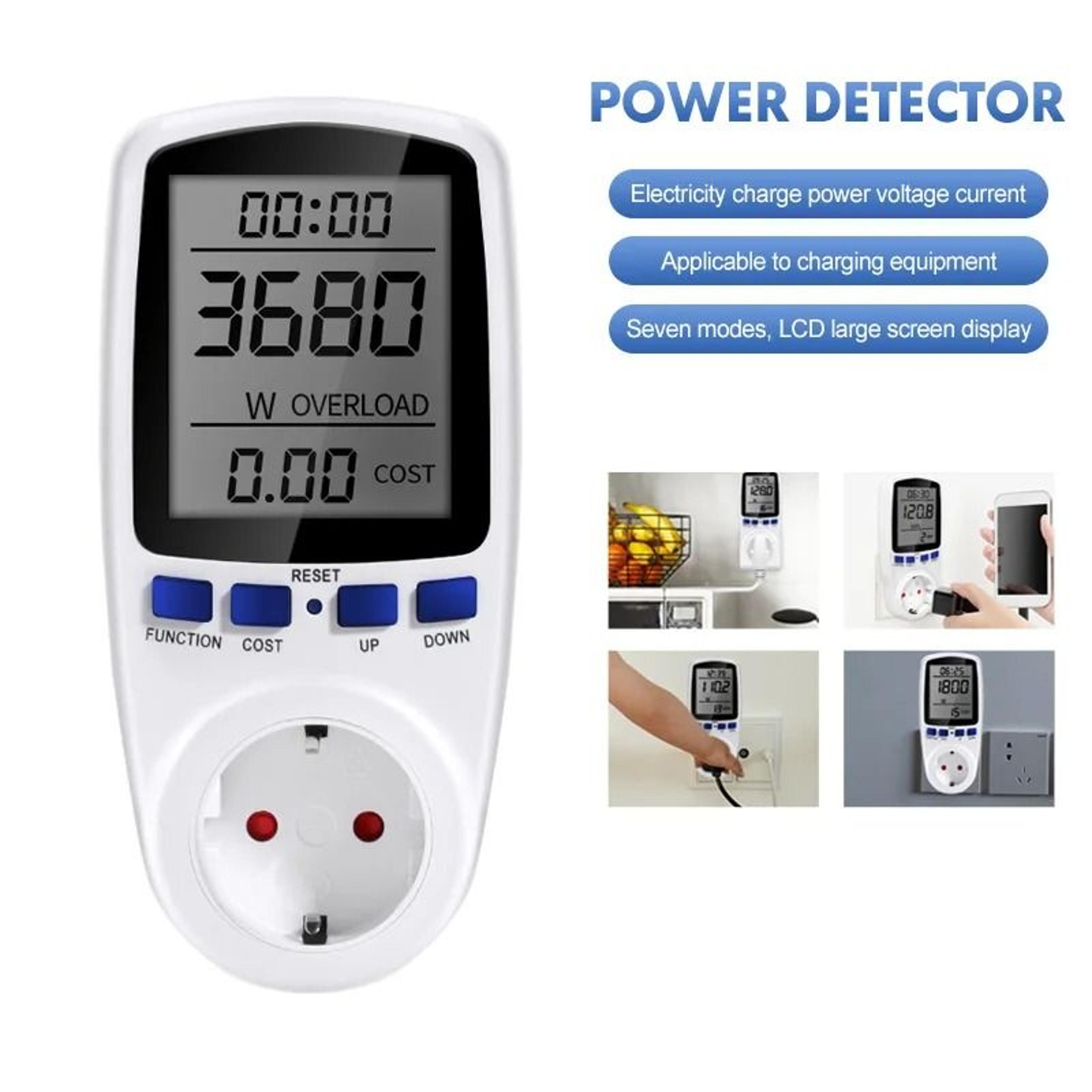 powertrack plug-in power meter and kwh energy meter for eu outlets