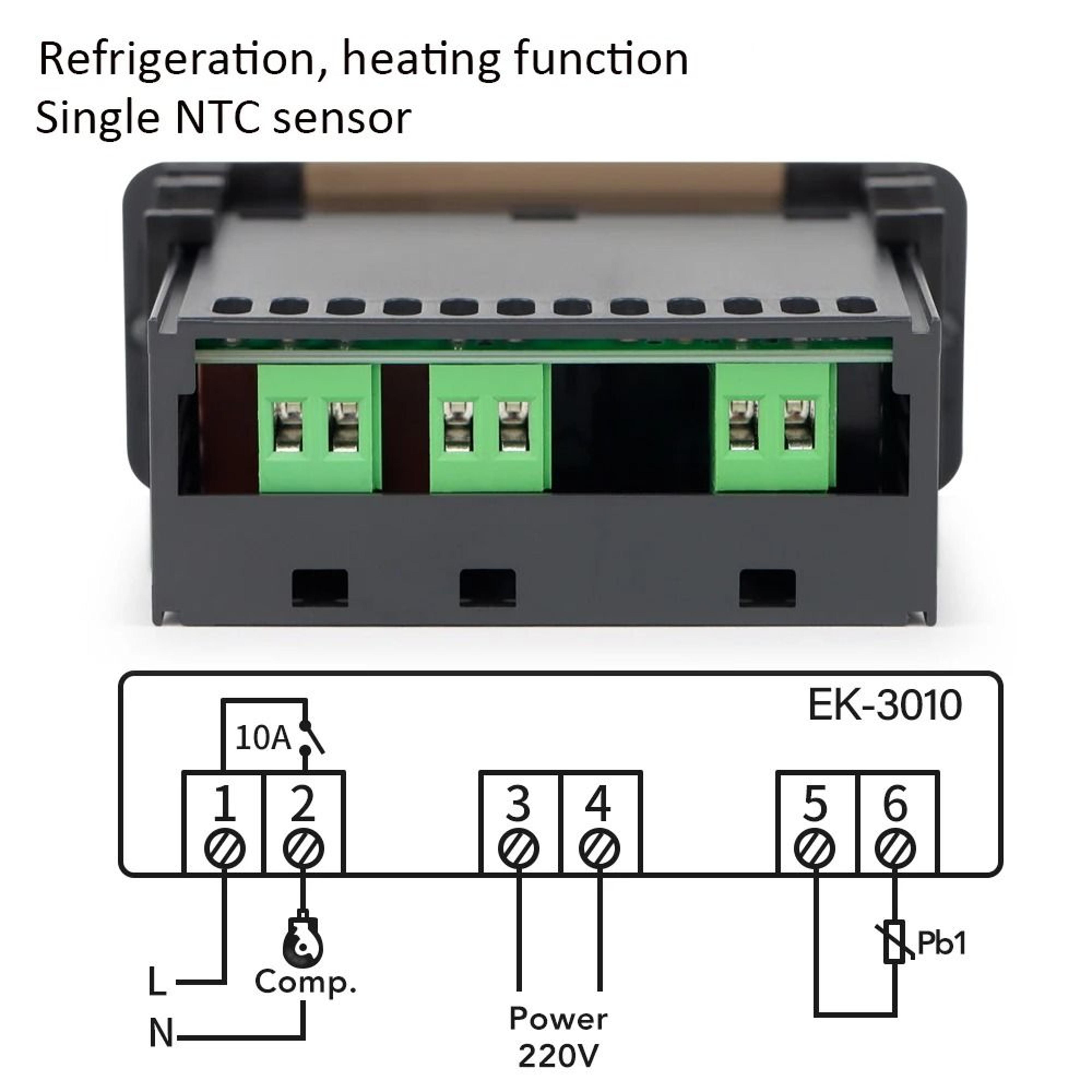 EK Series Digital Temperature Controller And Refrigeration Thermostat 1