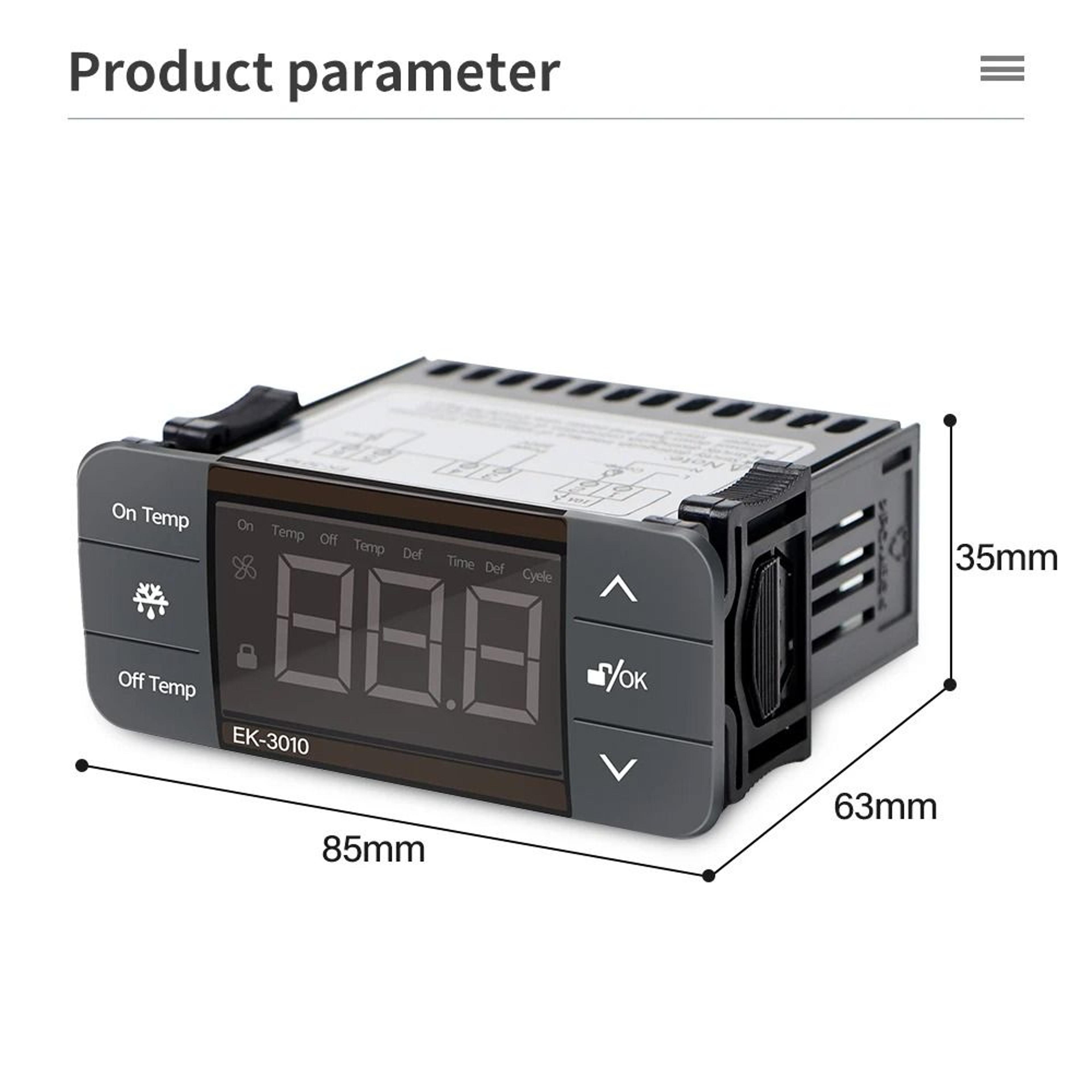 EK Series Digital Temperature Controller And Refrigeration Thermostat 4