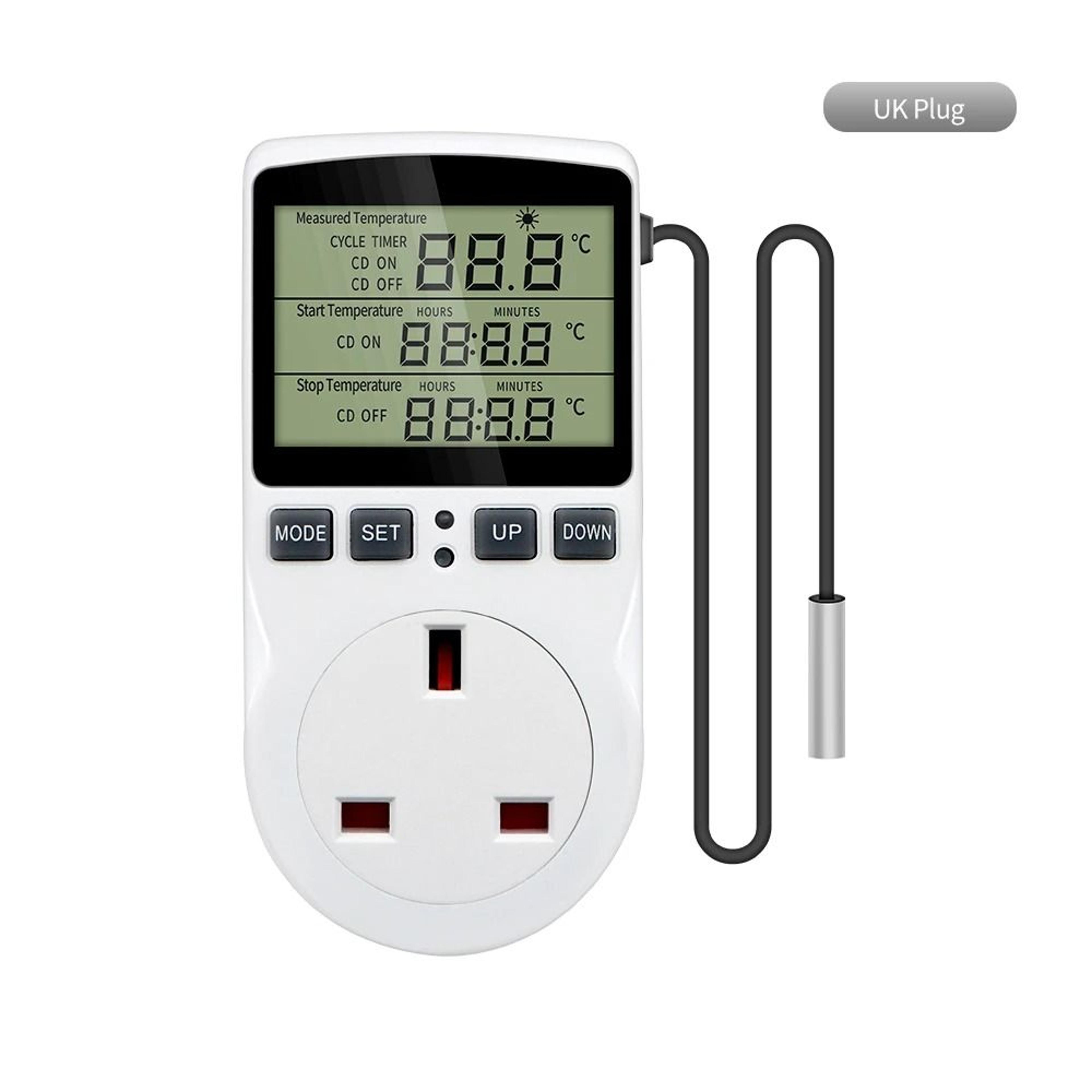 TempSchedule PlugIn Thermostat And Digital Temperature Controller 3