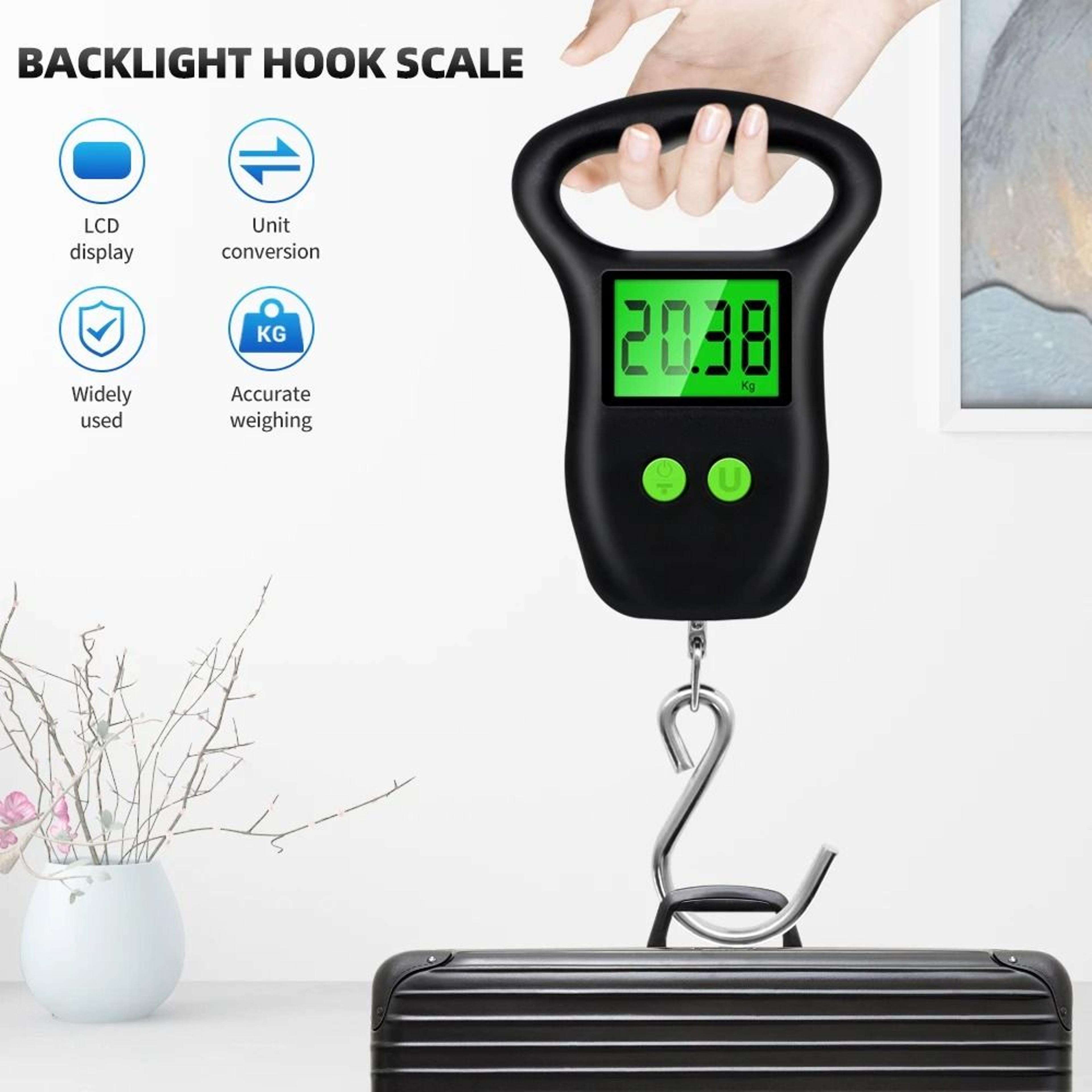TravelHook Digital Luggage Scale With Tape Measure 0