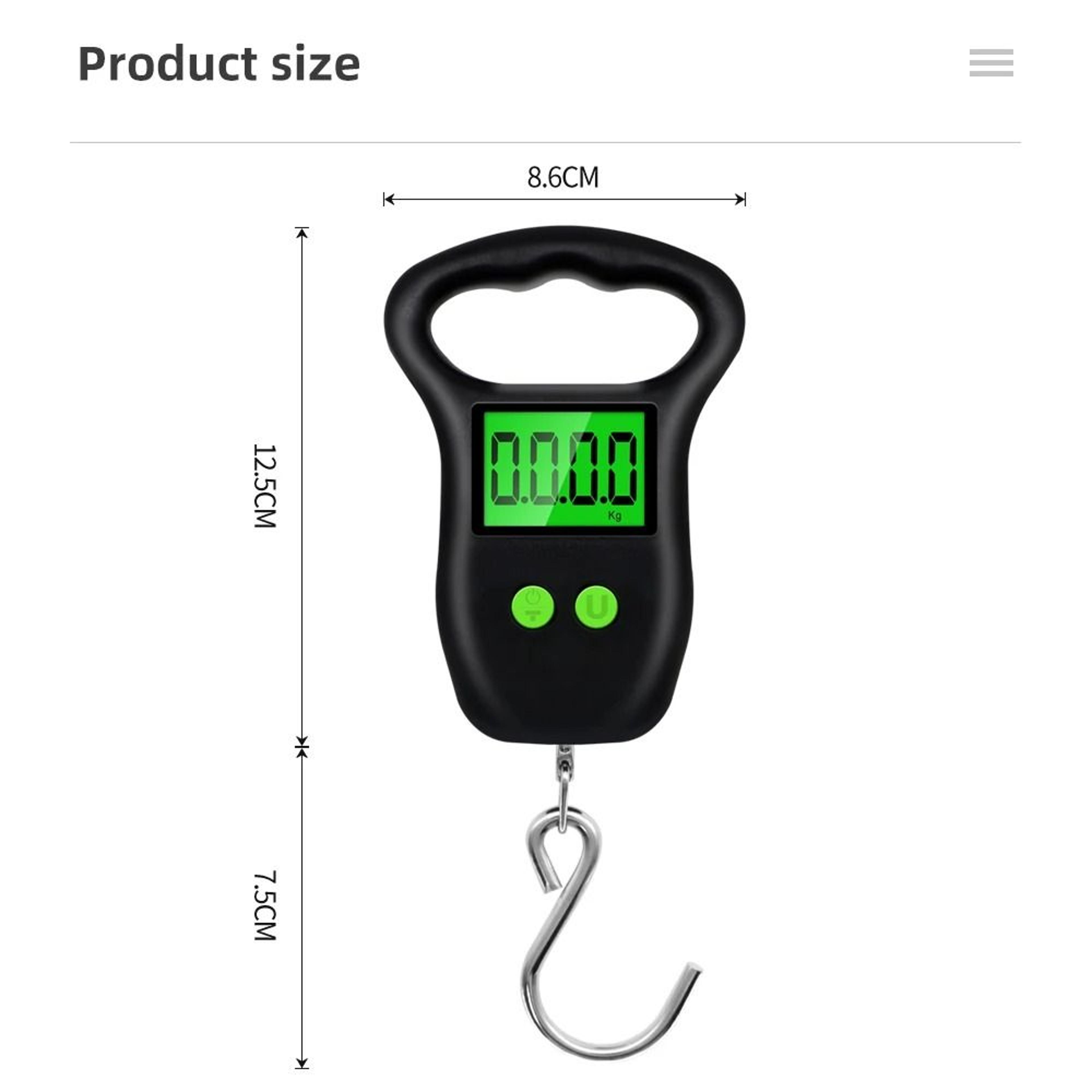 TravelHook Digital Luggage Scale With Tape Measure 3