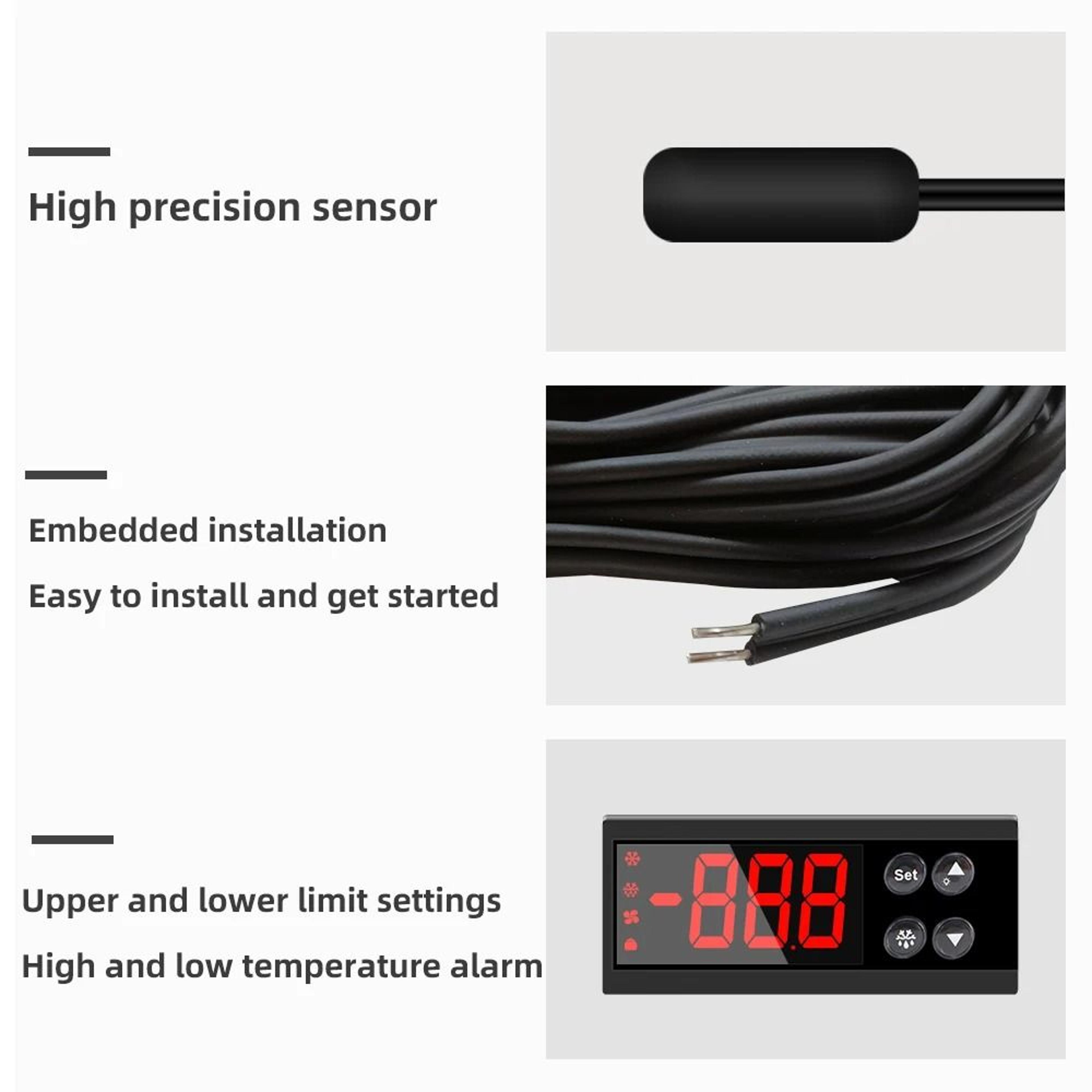 CoolGuard ECS961NEO Digital Temperature Controller For Heating And Cooling 4