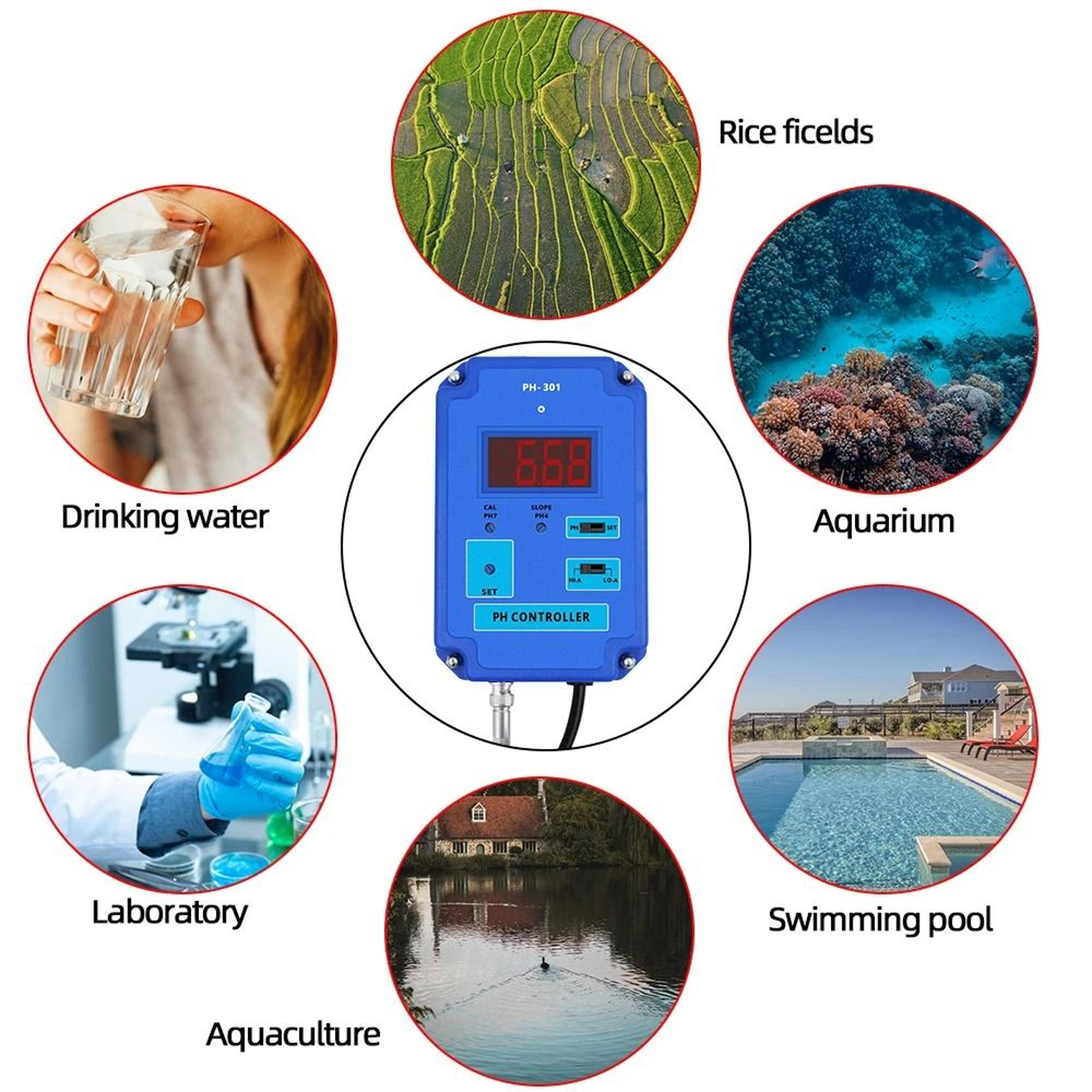 AquaReg PH301 Digital PH Controller And Water Quality Monitor 5