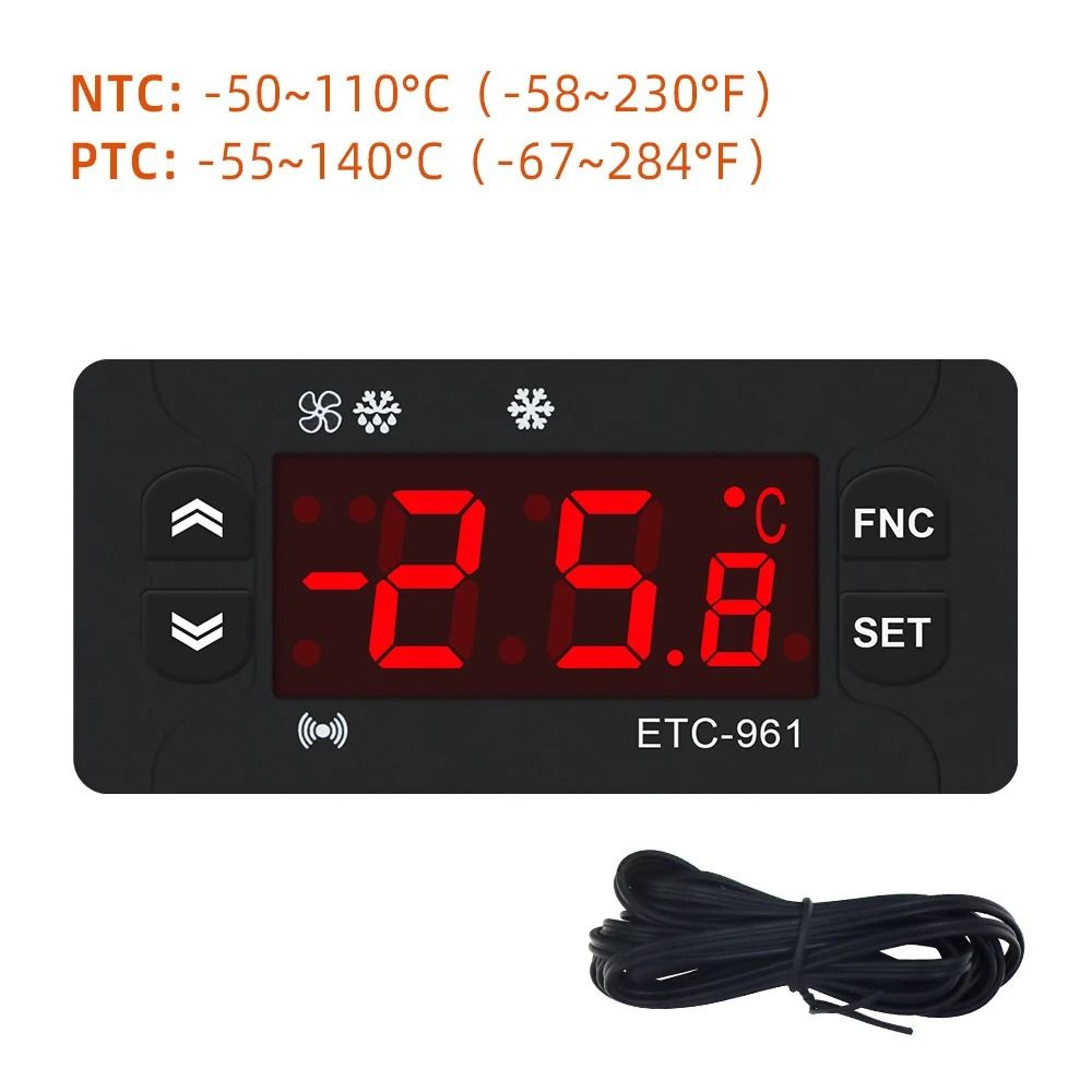 ChillGuard ETC961 Digital Temperature Controller And Refrigeration Thermostat 5