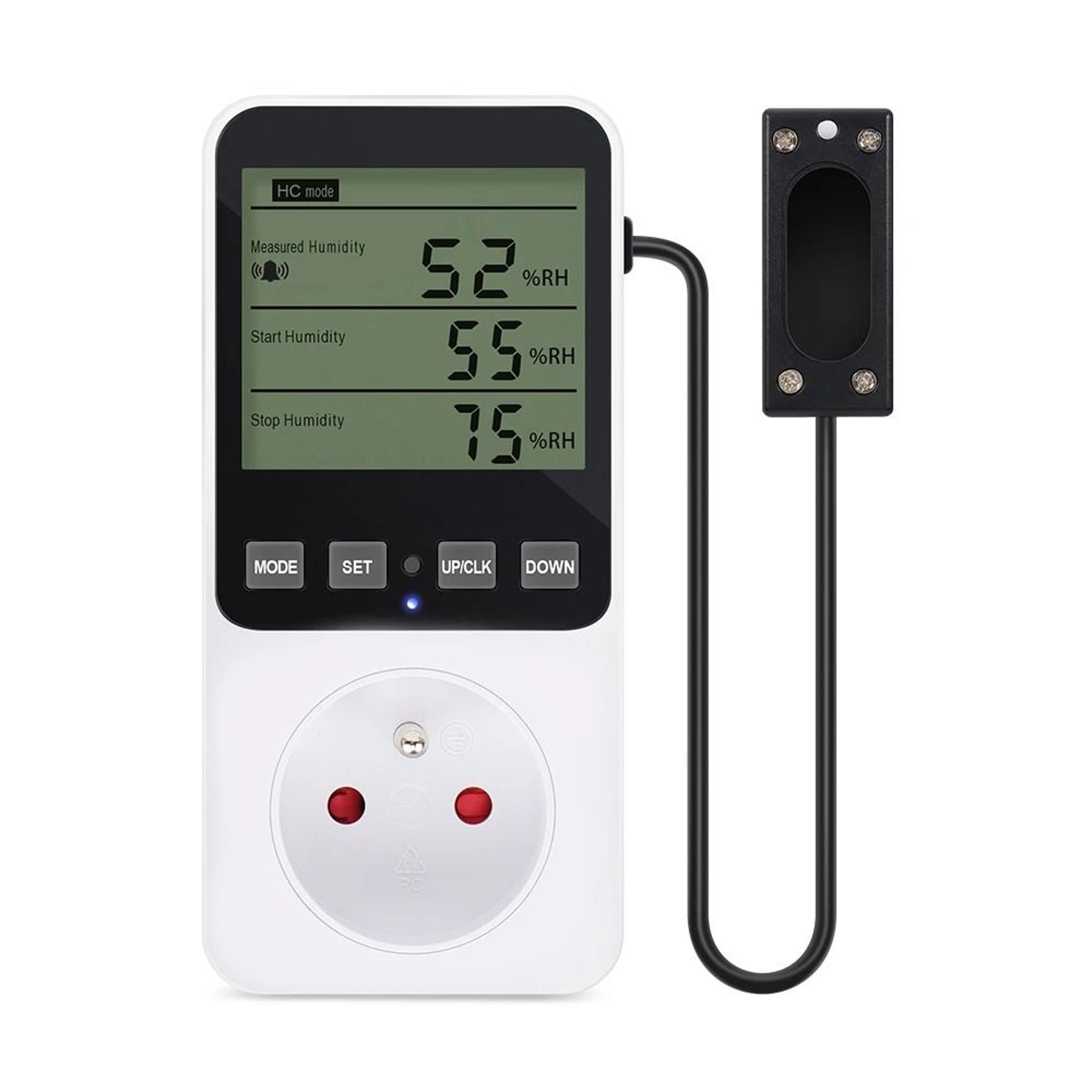 ClimateGuard Temperature Humidity Controller With Digital Thermostat Socket And Timer 4
