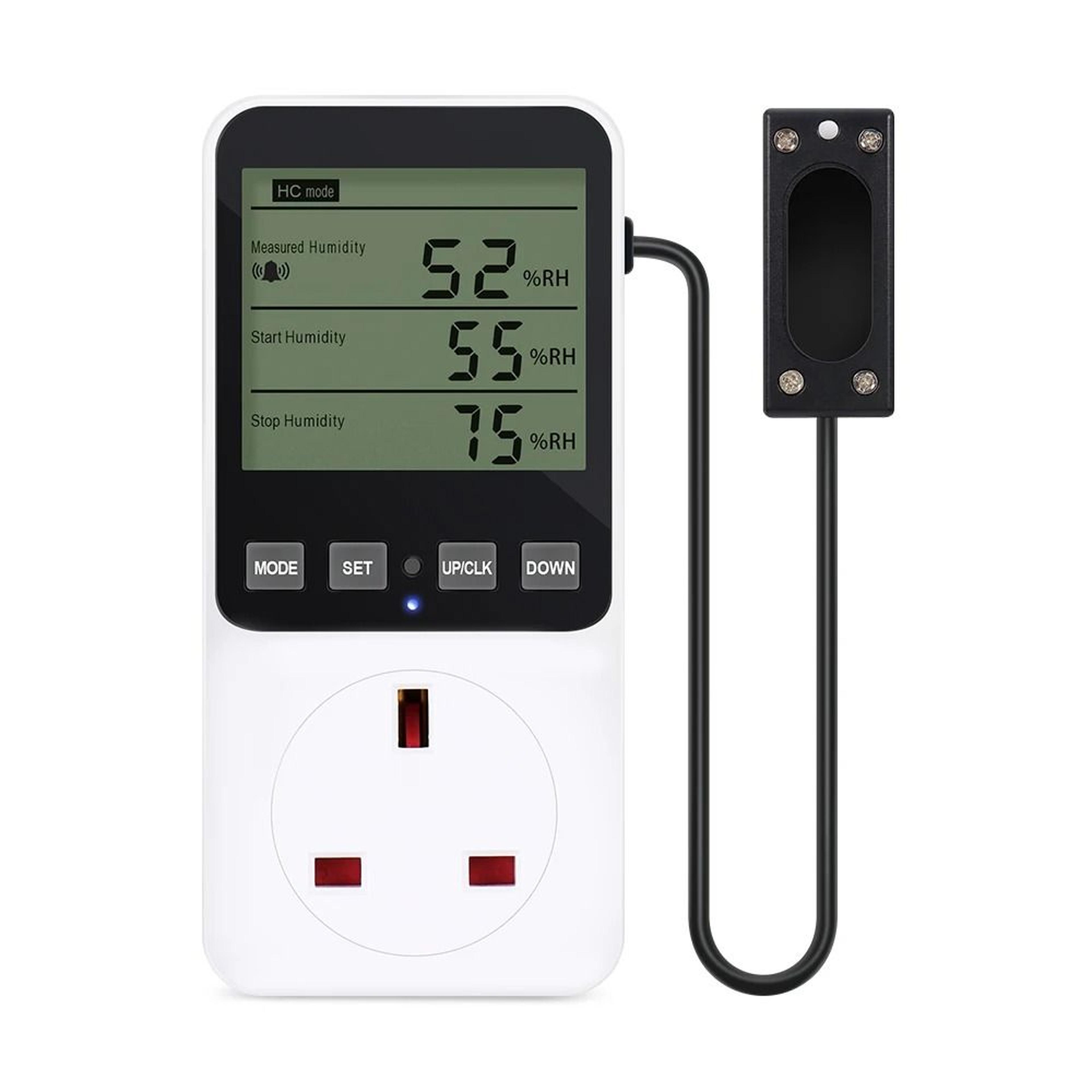 ClimateGuard Temperature Humidity Controller With Digital Thermostat Socket And Timer 3