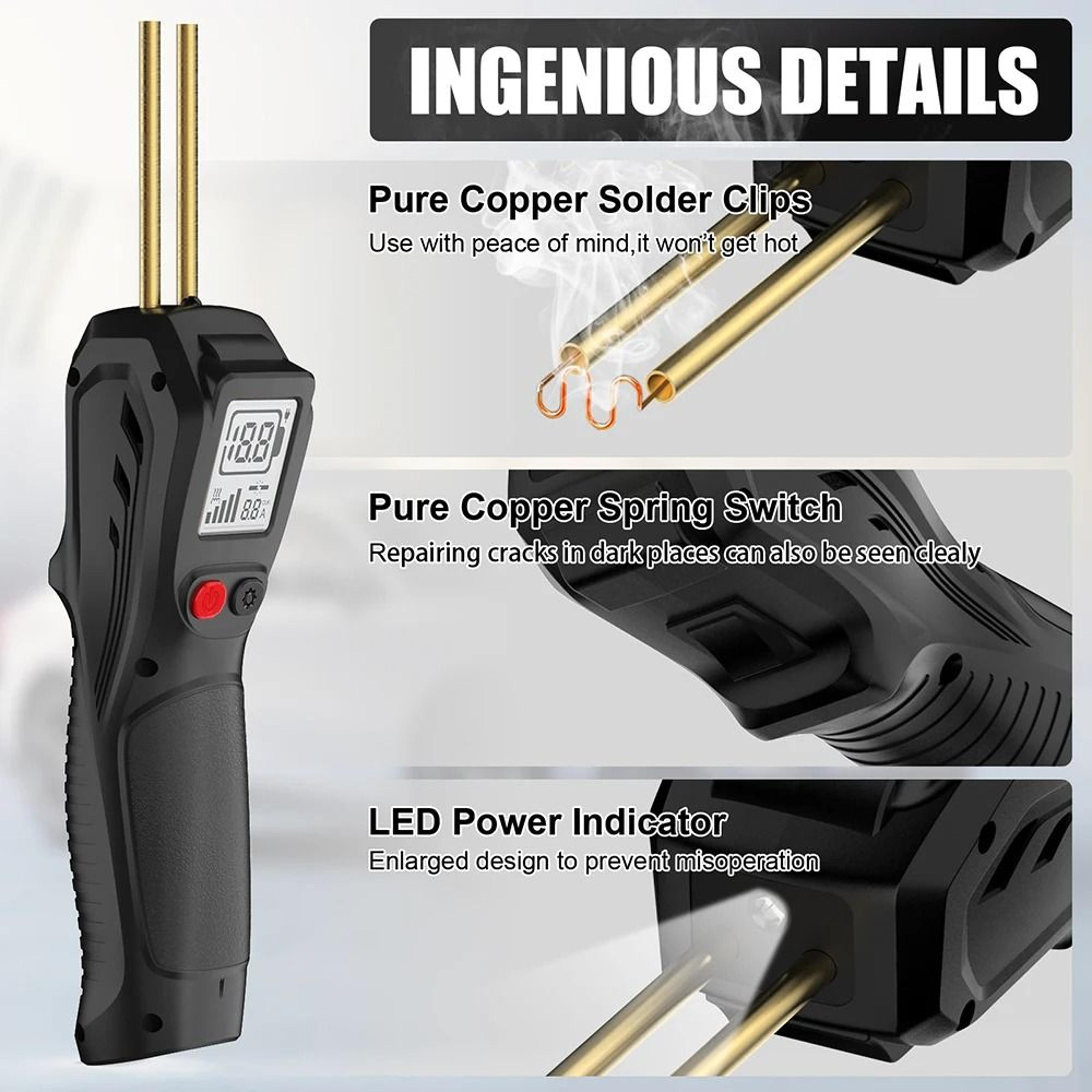 FixPro 500W Cordless Plastic Welding Gun Kit 7