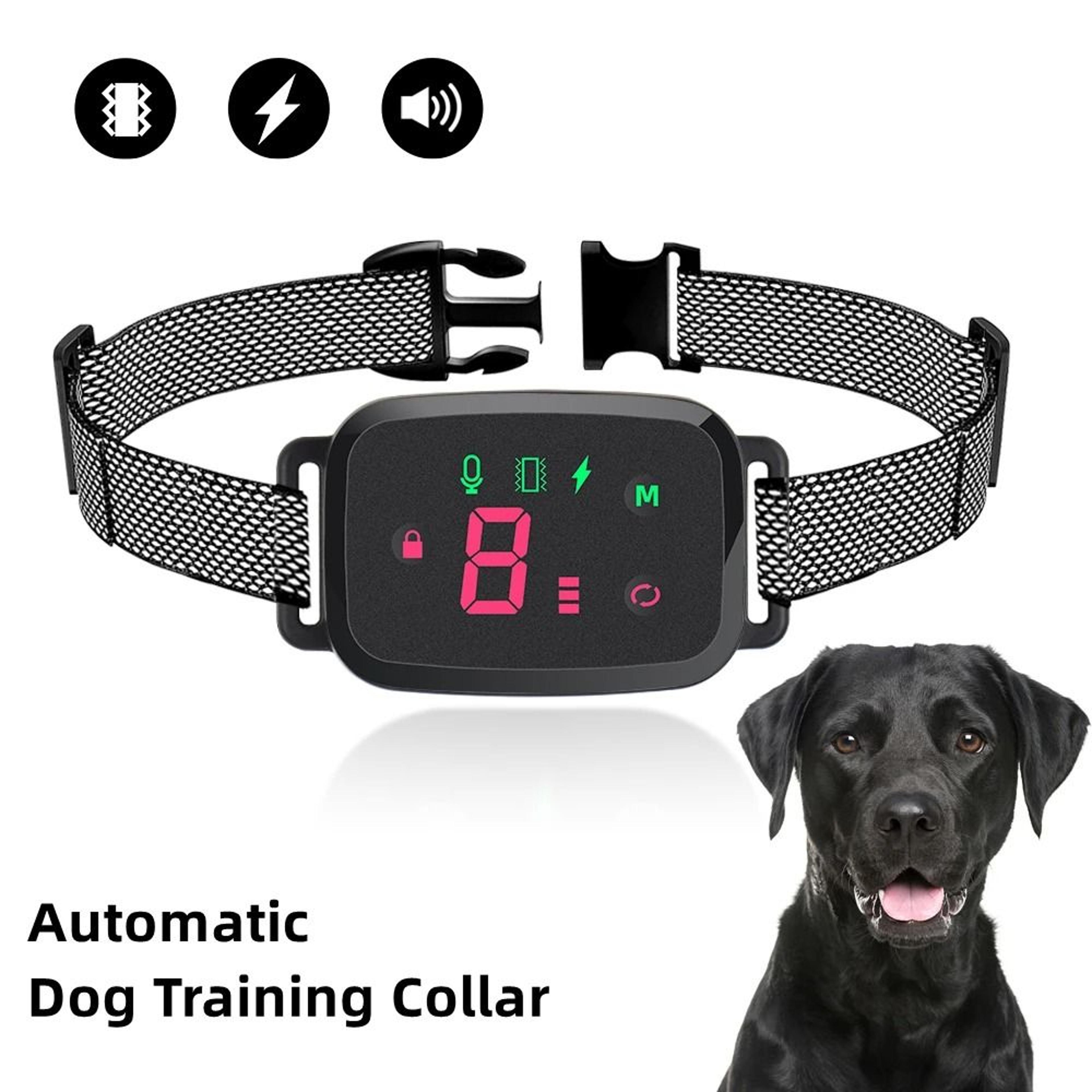 CalmCue Smart Automatic Bark Collar With Digital Display 8