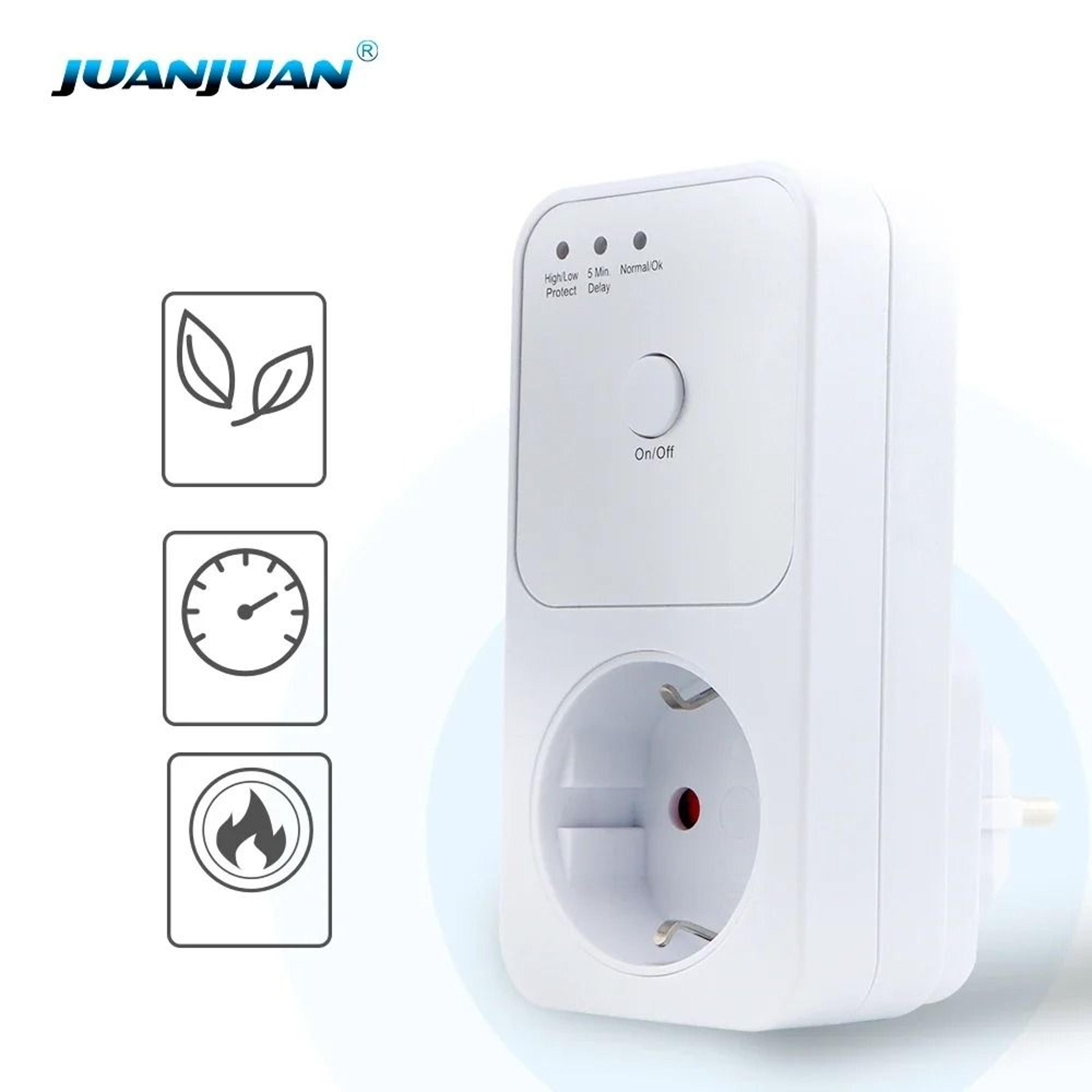FridgeGuard 220V Refrigerator Voltage Protector With EU Plug 10
