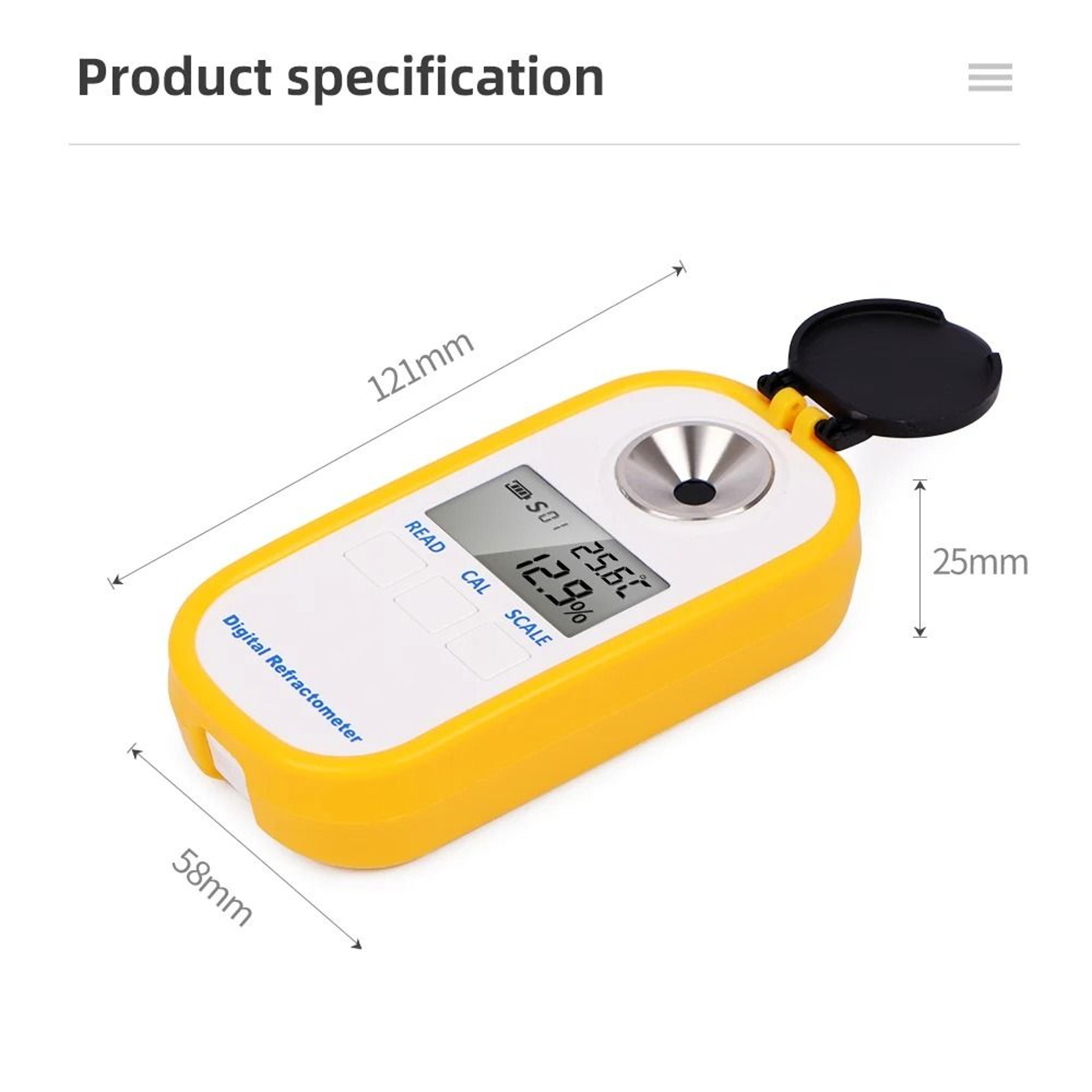 SweetCheck Digital Refractometer And Brix Meter For Honey Juice And Syrup 4
