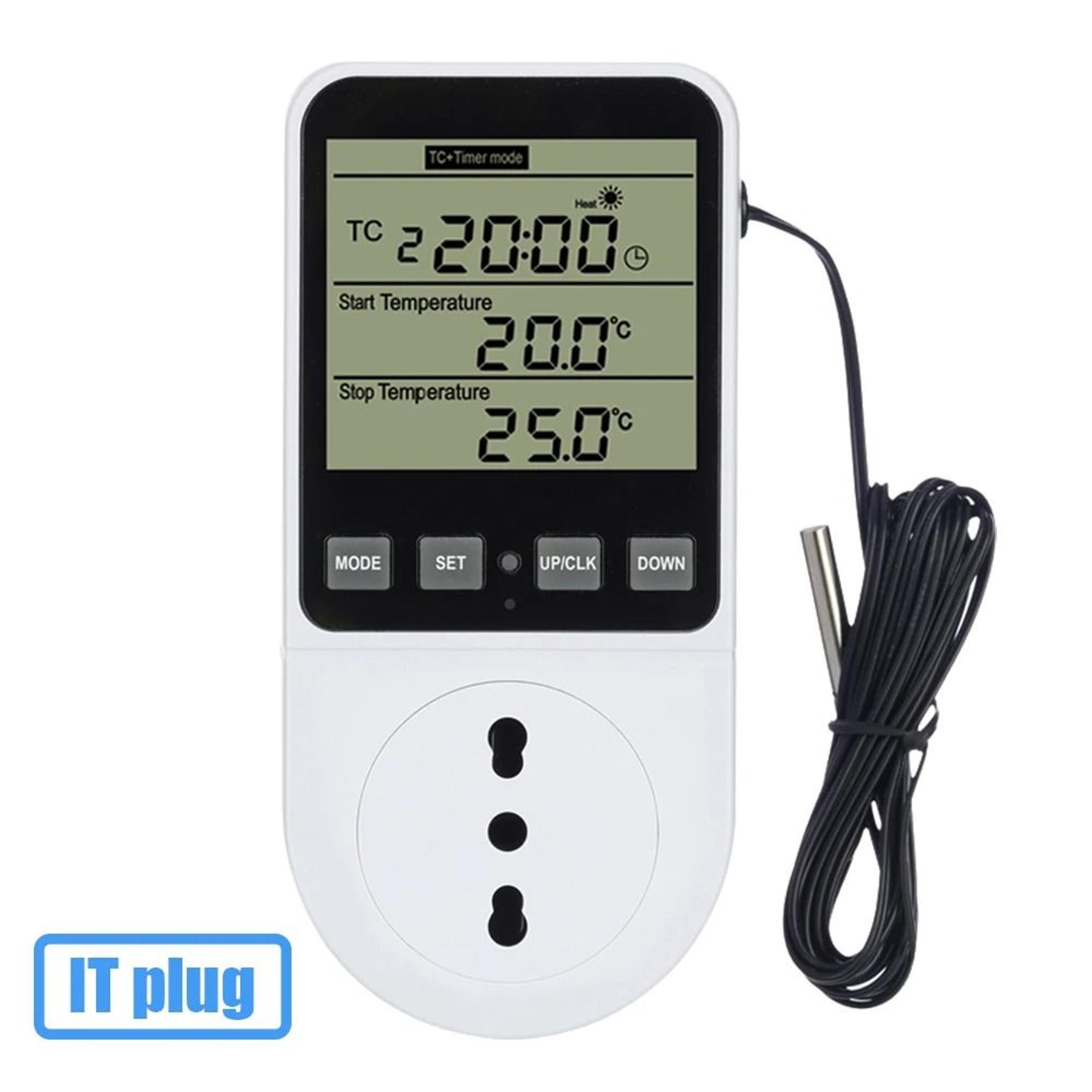 TempGuard 120230V Thermostat Socket And Digital Temperature Controller 6