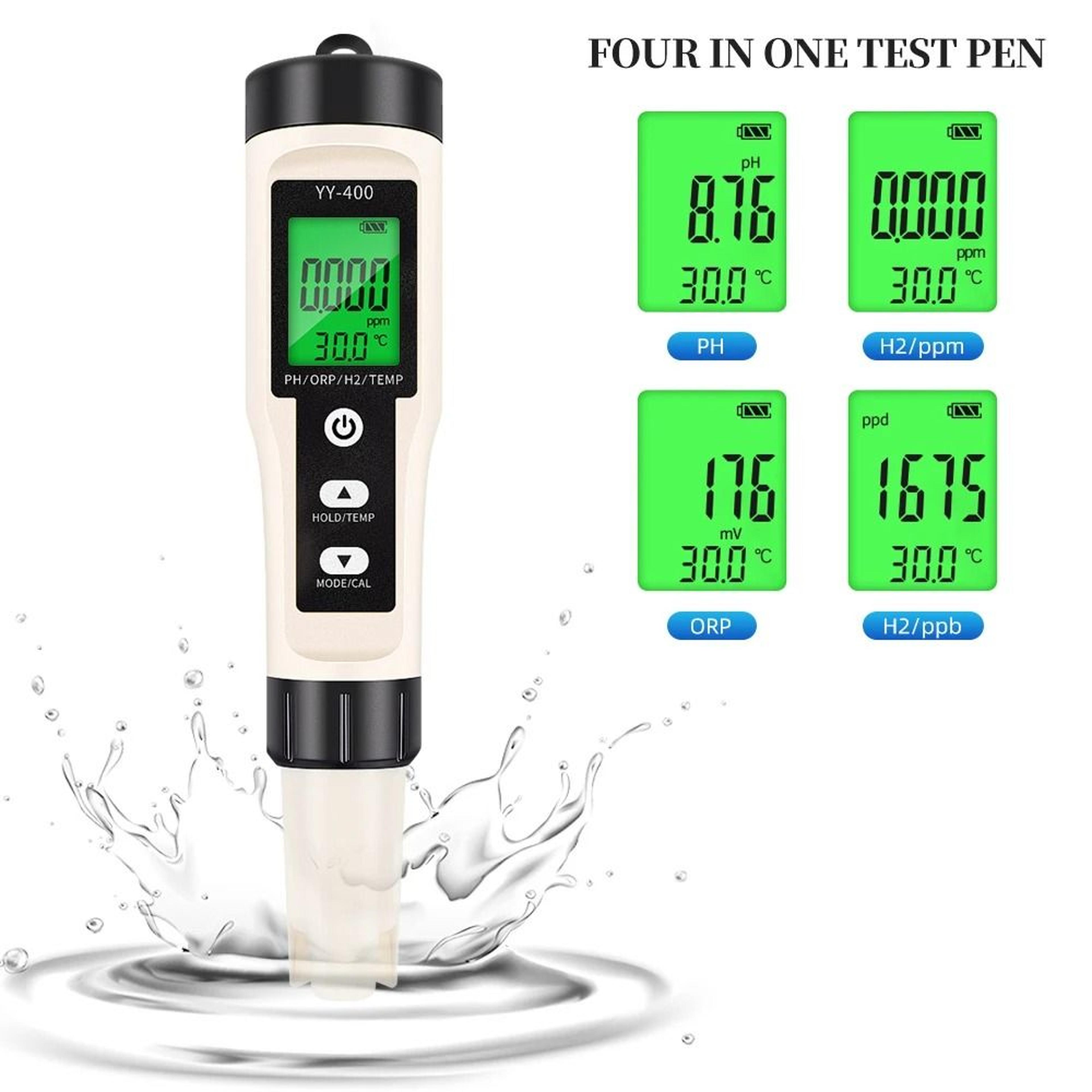 AquaSense 4in1 PH ORP Hydrogen Meter With Temperature 3