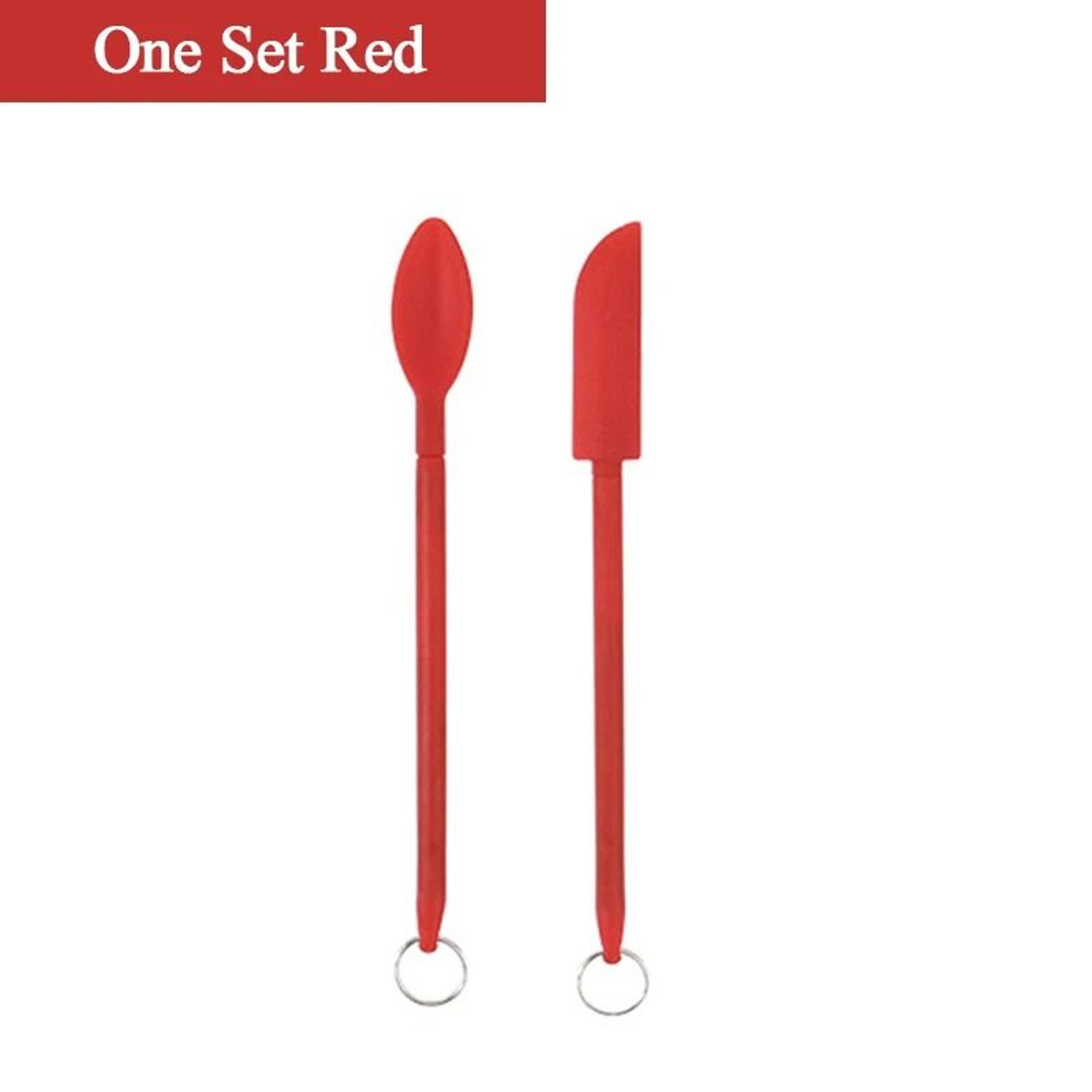 Retractable Mini Silicone Jar Spatula Spoon For Kitchen 10