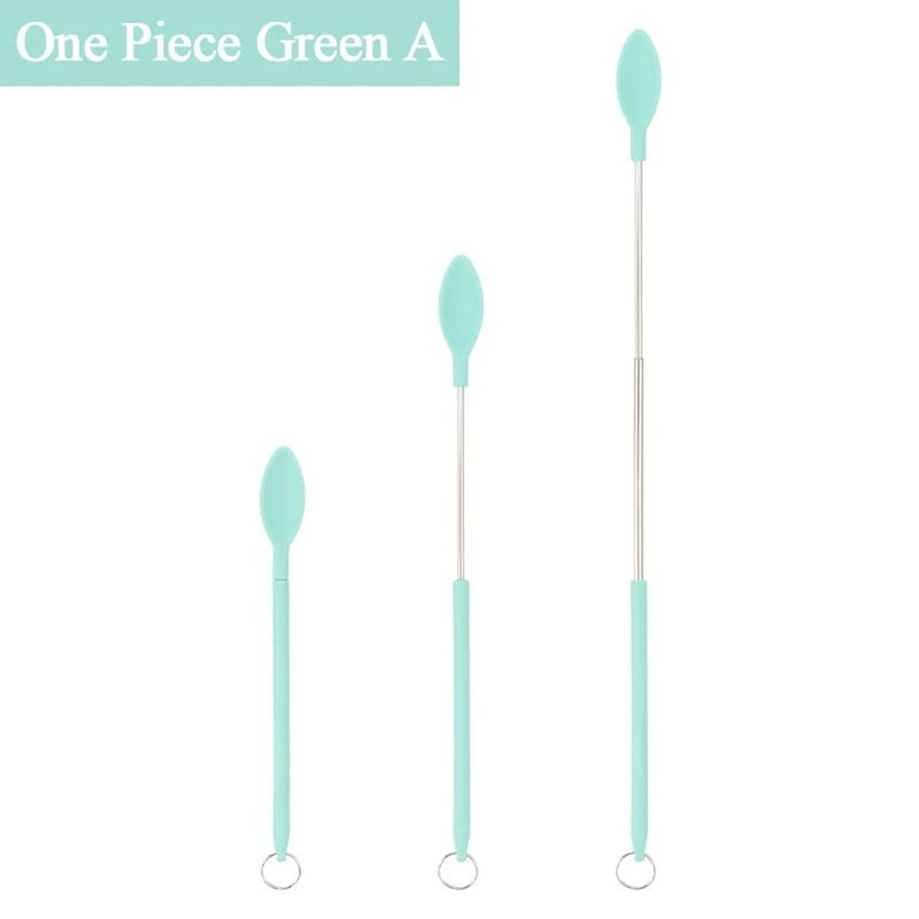 Retractable Mini Silicone Jar Spatula Spoon For Kitchen 3