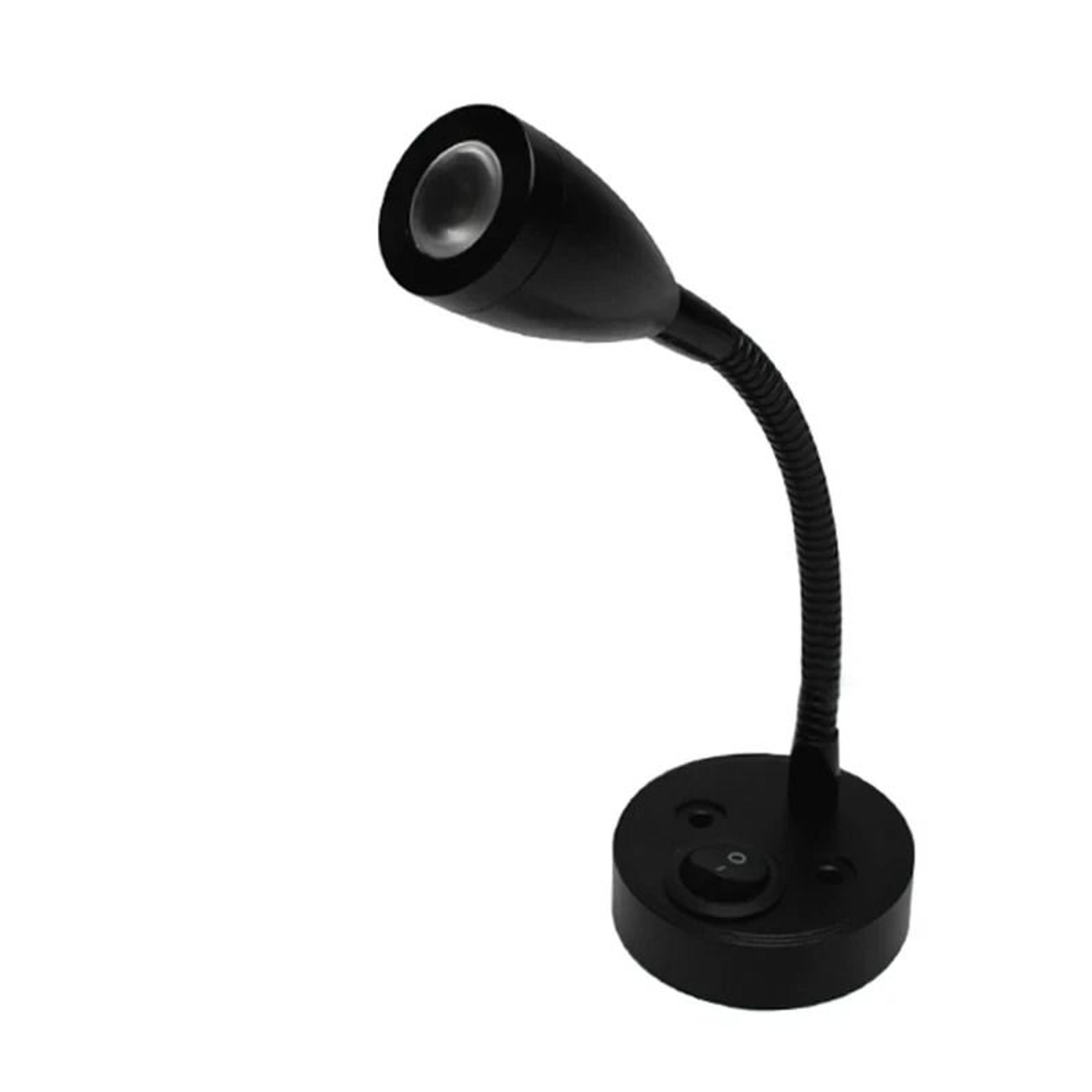 12V 24V Adjustable LED RV Reading Light Warm White Gooseneck Spotlight 3