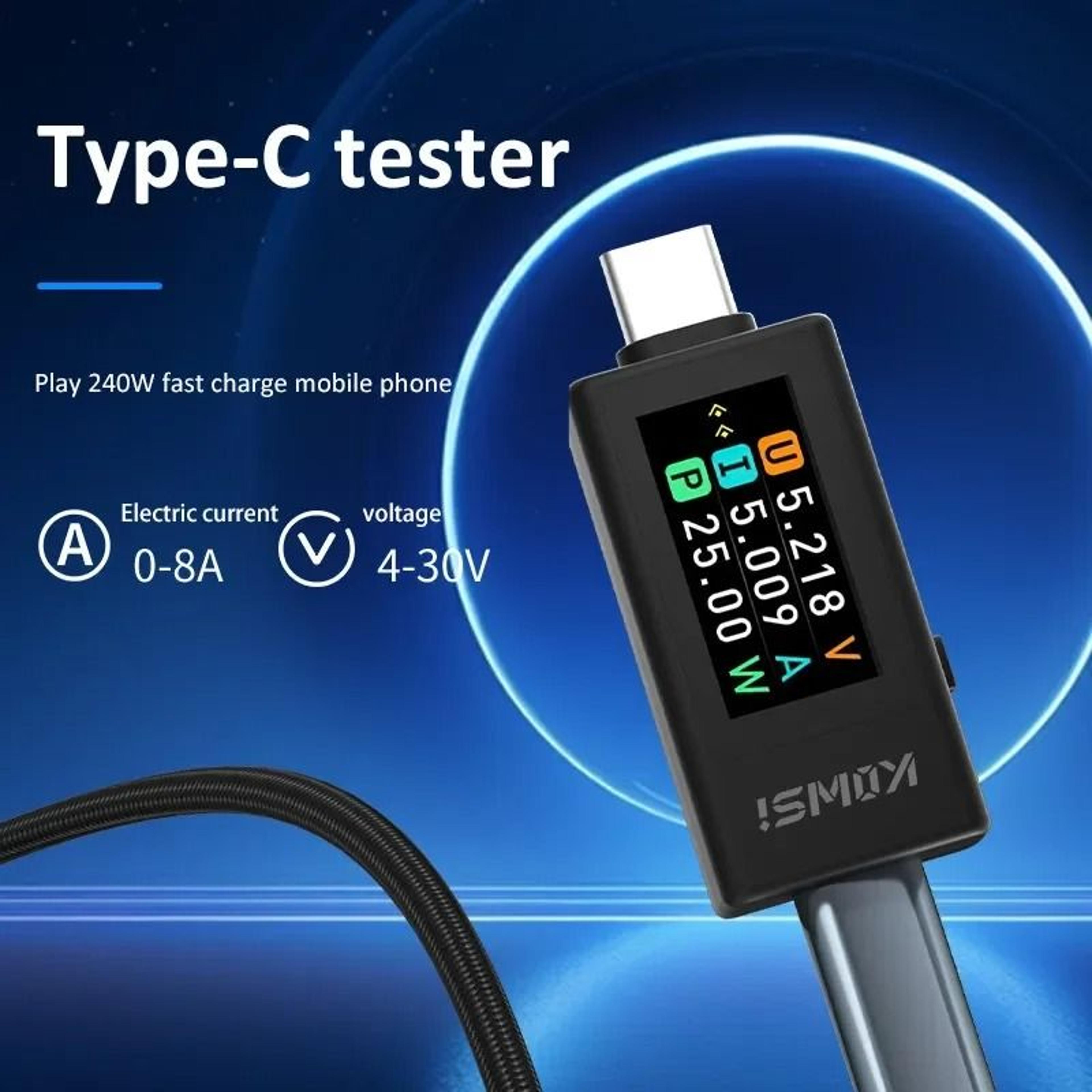 KWS1902L USBC Tester Digital Voltage Current Power Meter 7