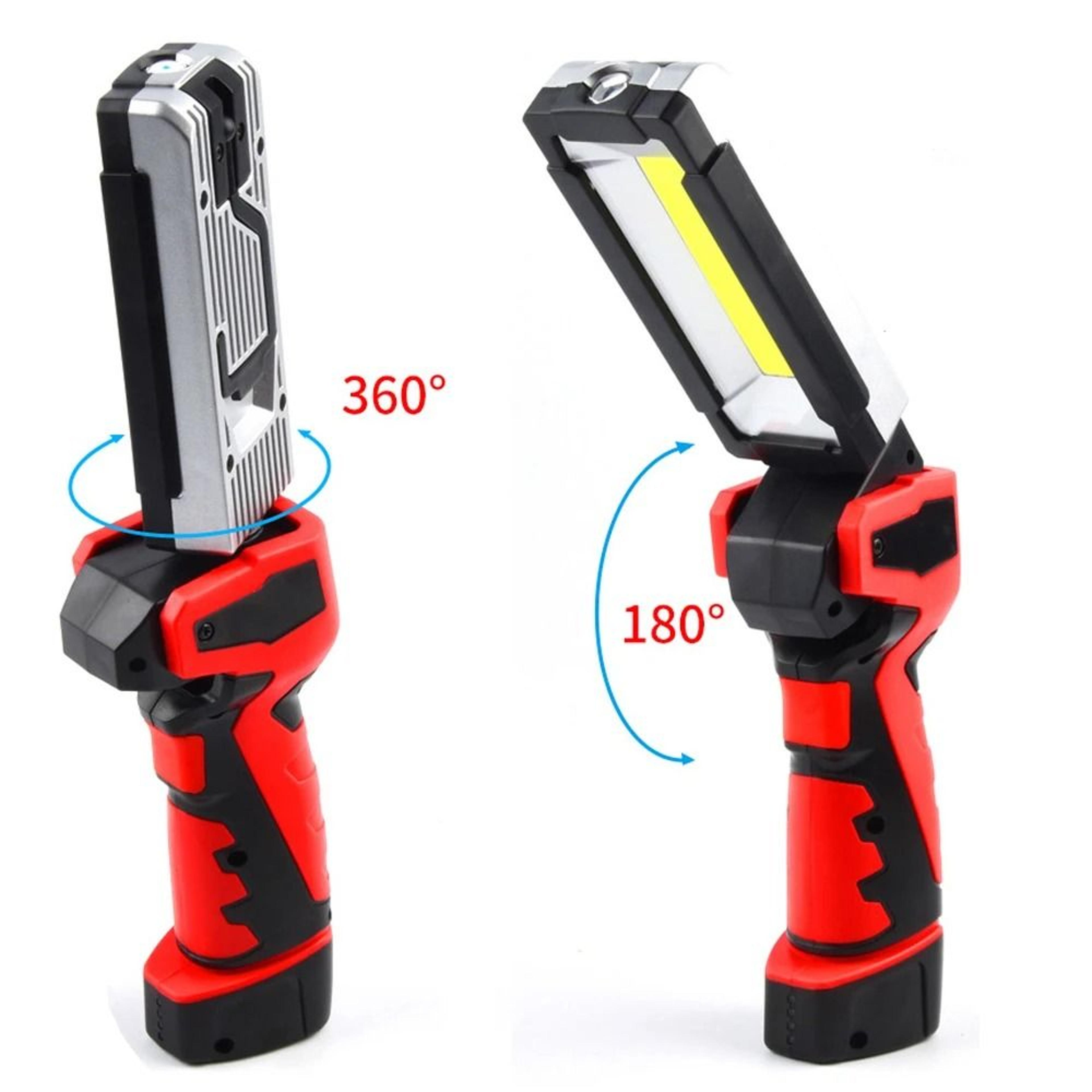 Portable USB Rechargeable COB LED Work Light For Car Repair 6