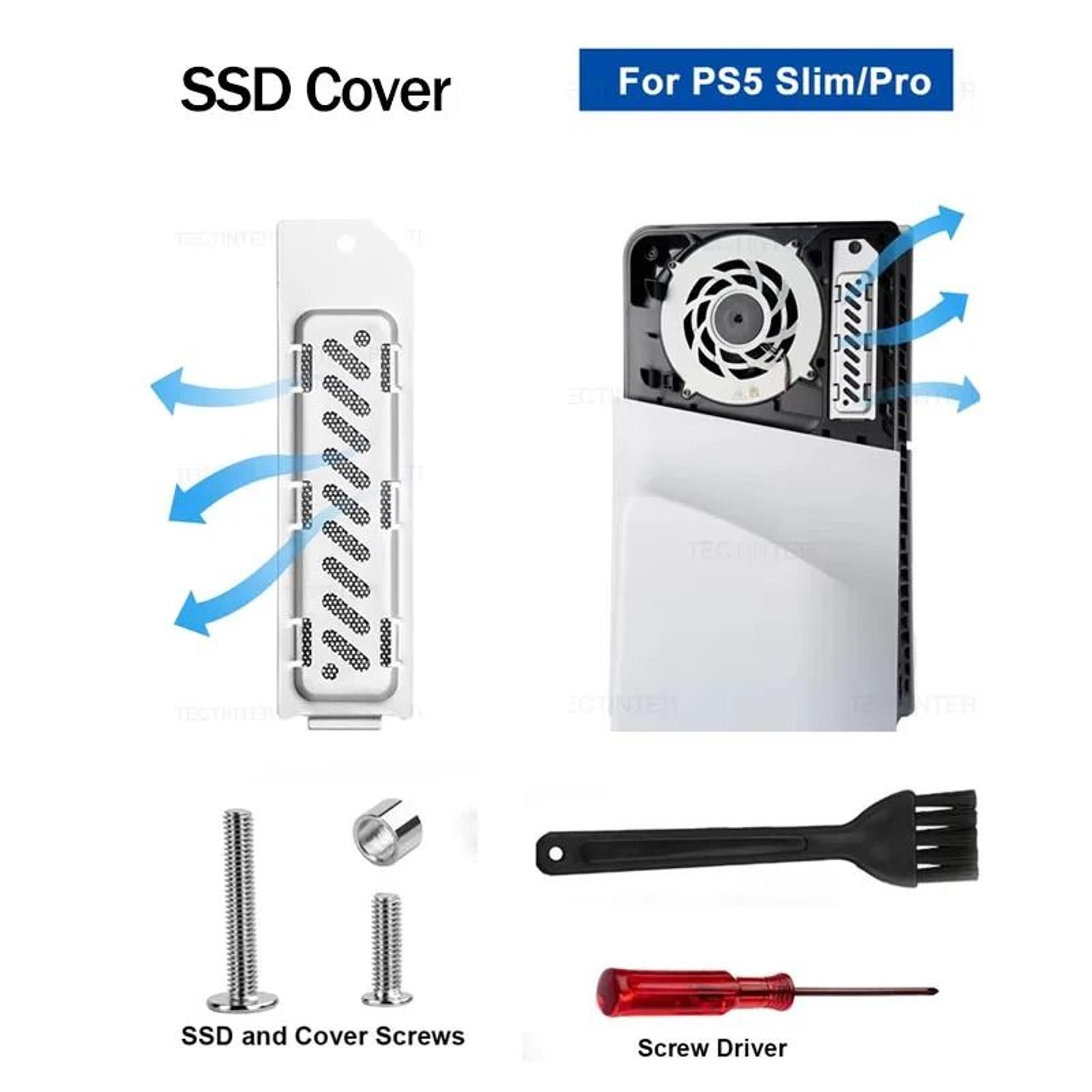 PS5 Slim Pro M2 SSD Heatsink Cover With Dust Filter 0