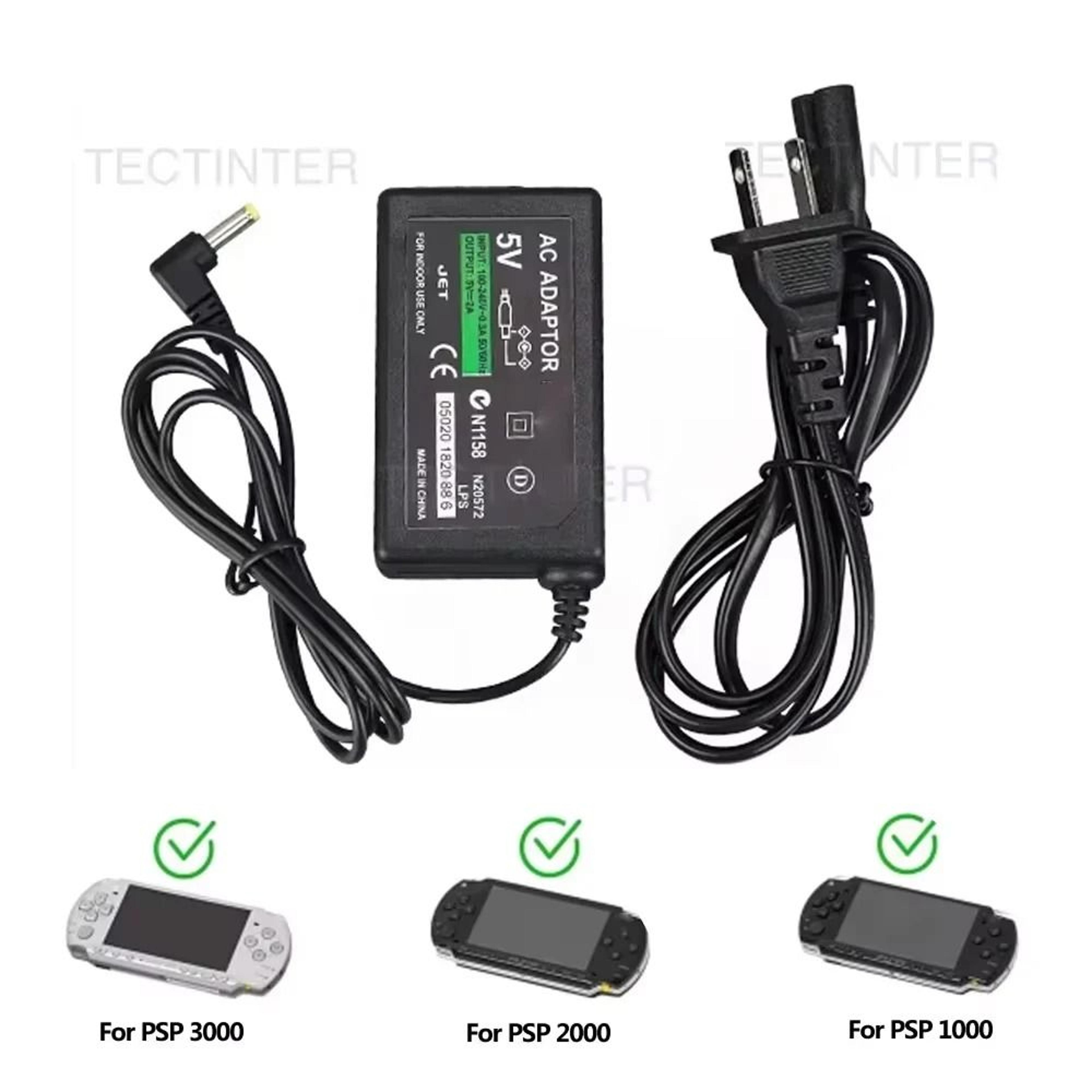 5V AC Wall Charger For PSP 1000 2000 3000 With EU Or US Plug 8
