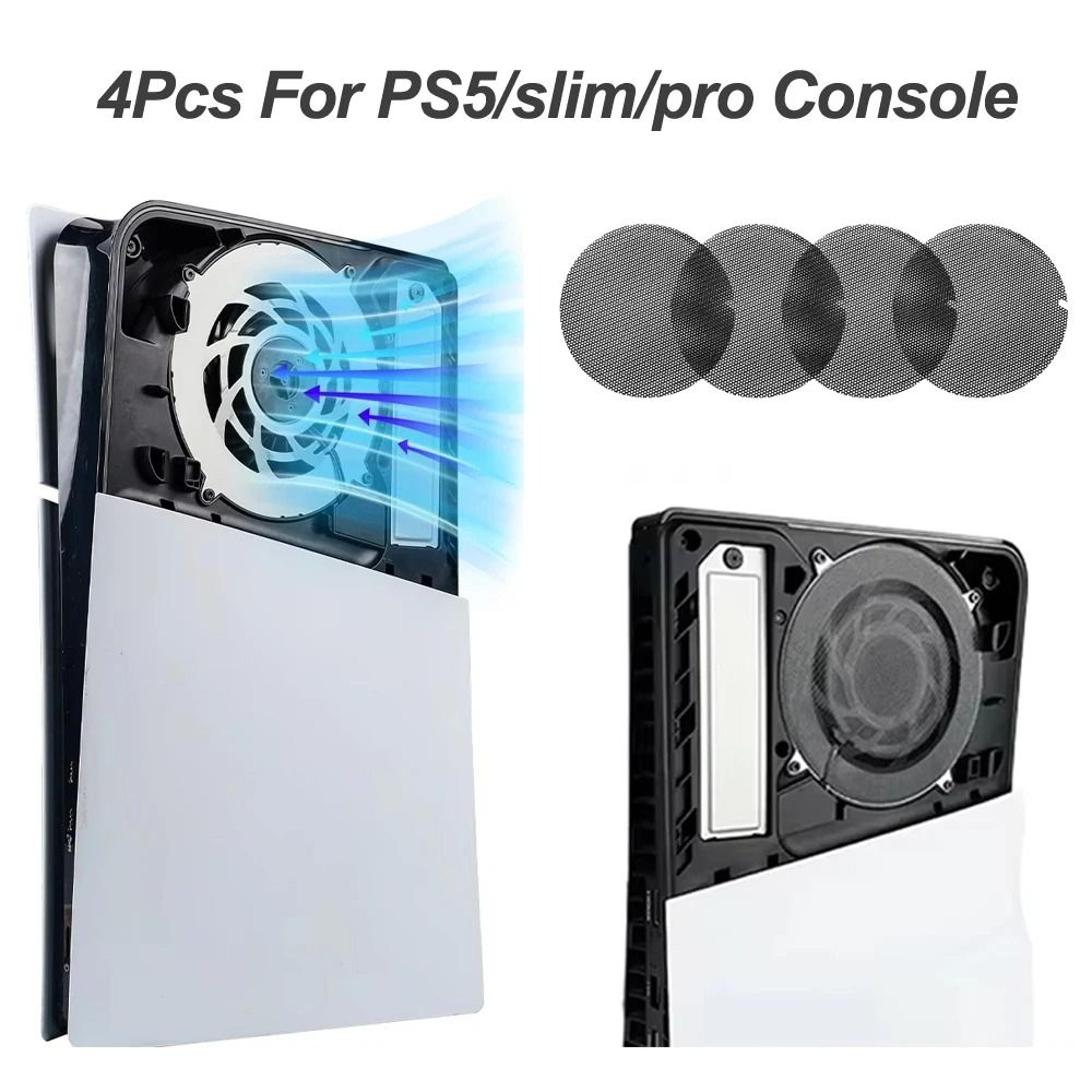4PCS PS5 Dust Filter Mesh Covers For PS5 Slim And PS5 Pro 0