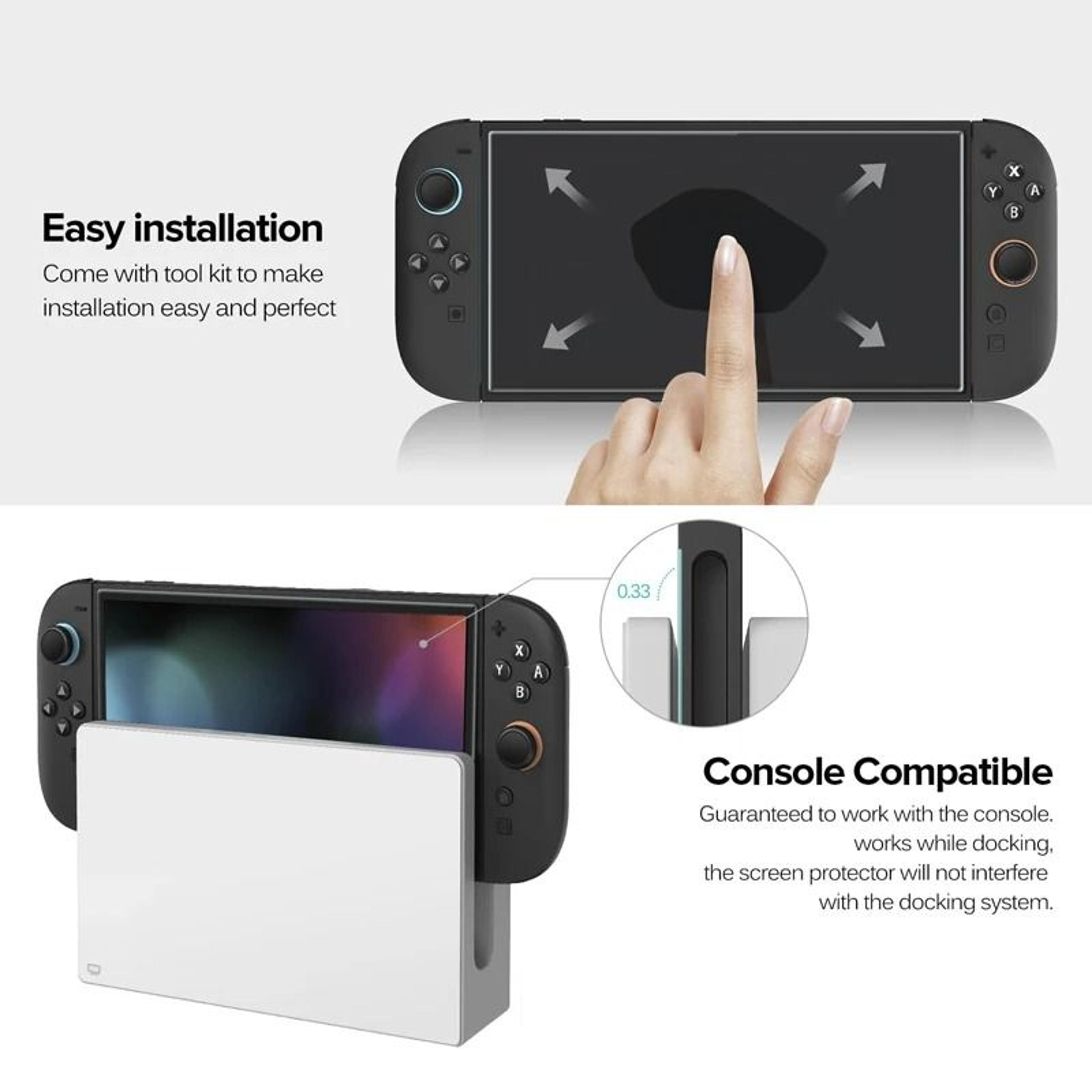 9H Tempered Glass Screen Protector For Nintendo Switch 2 10
