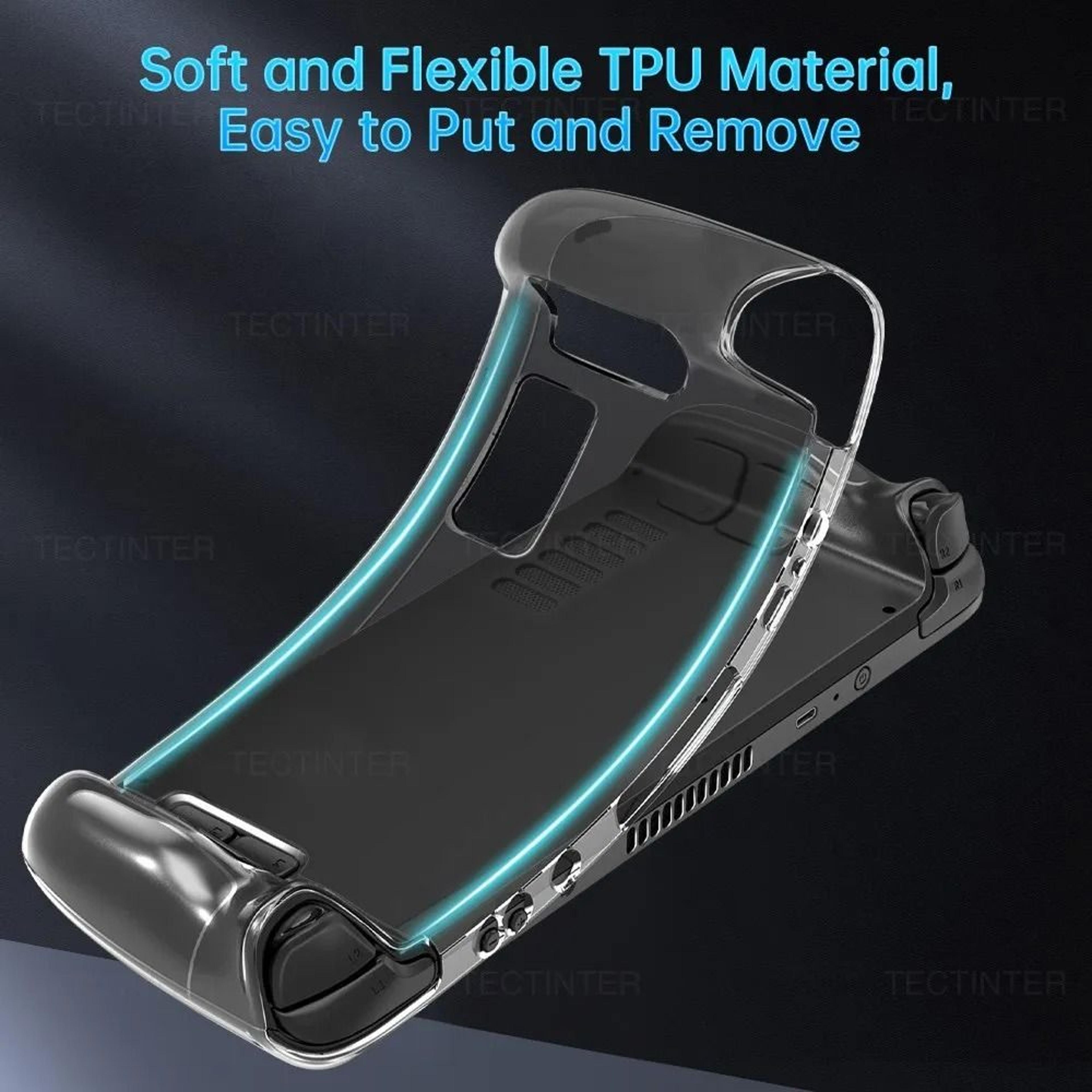 Transparent TPU Protective Case For Steam Deck 3