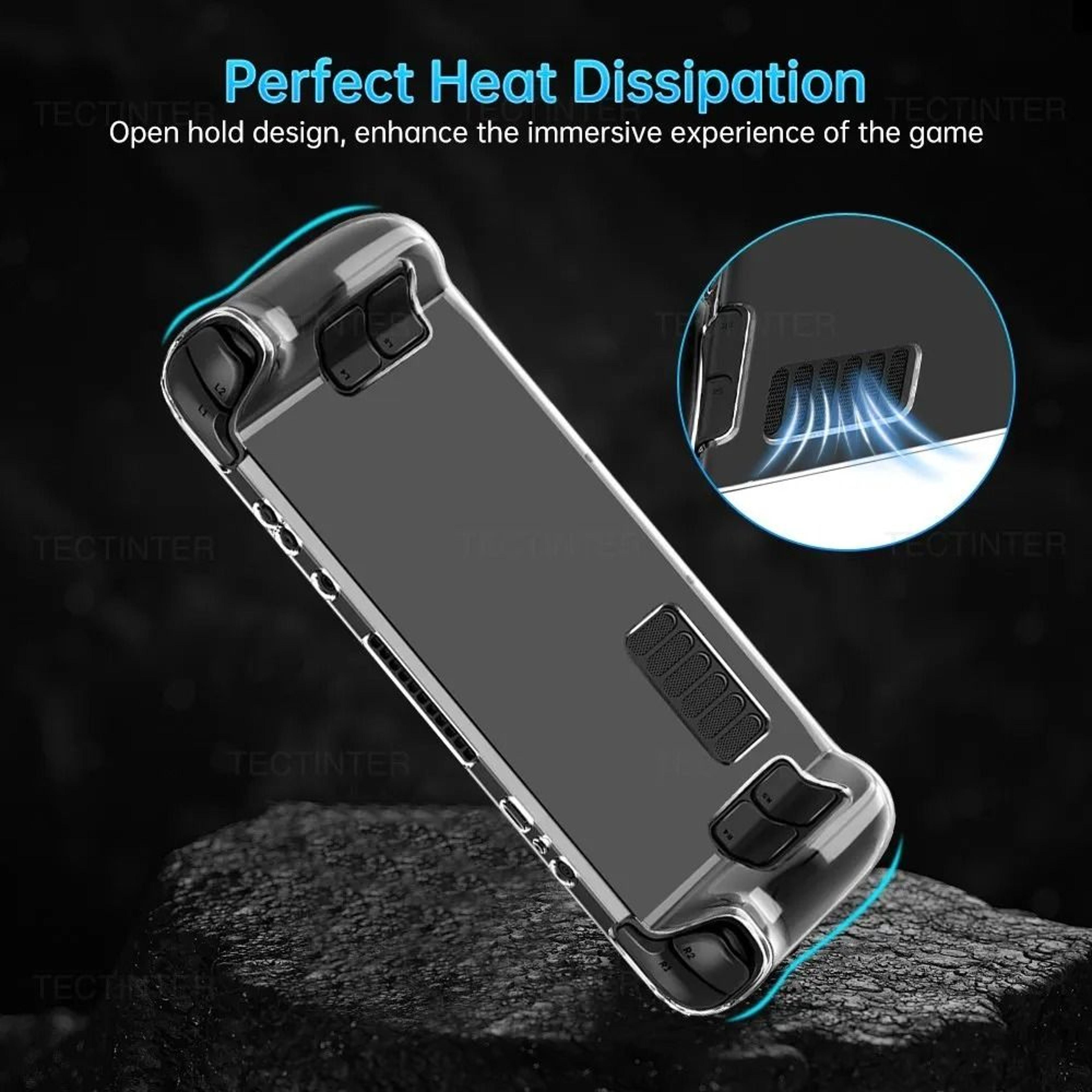 Transparent TPU Protective Case For Steam Deck 4
