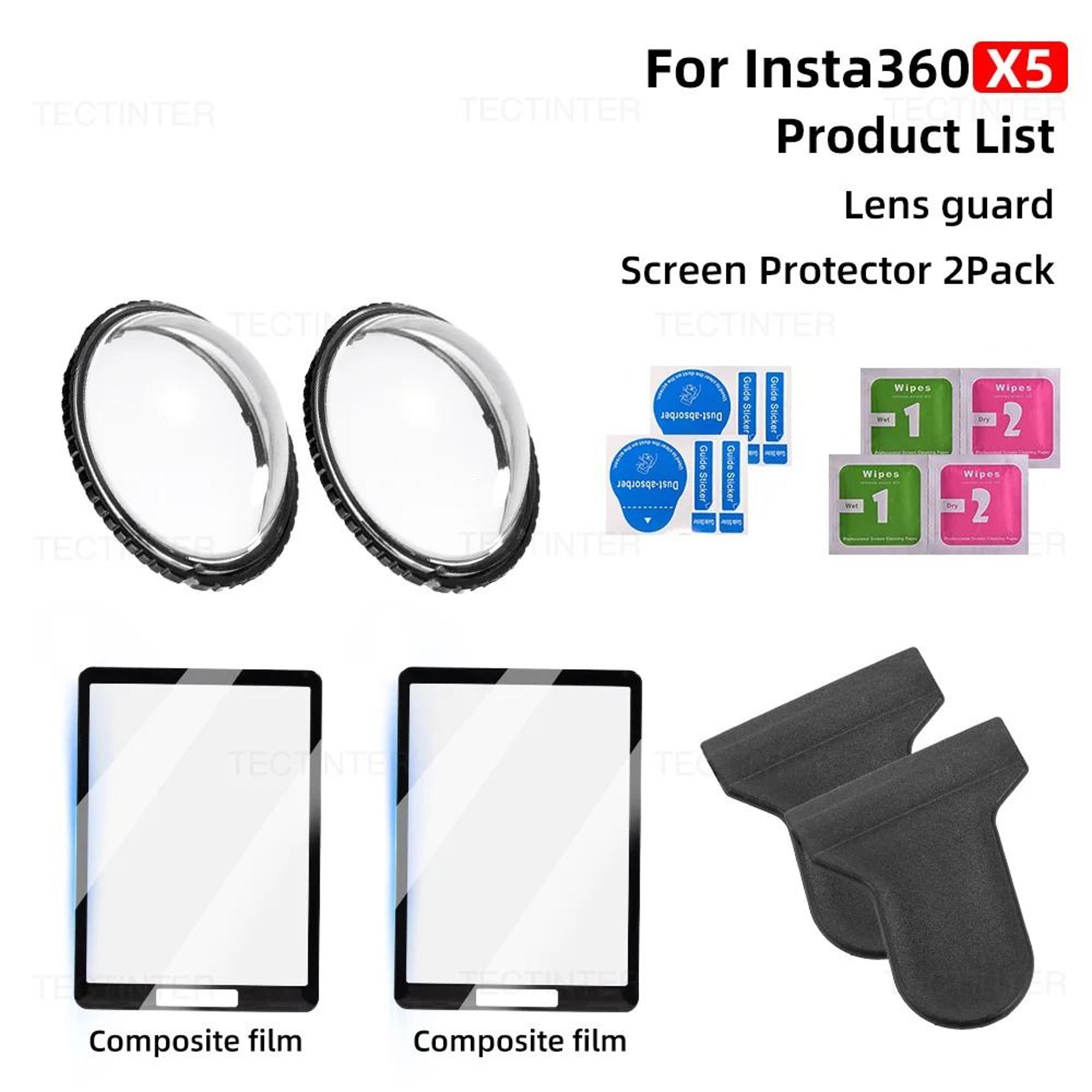 Insta360 X4 X5 Rotating Lens Guard AntiScratch Protector 3