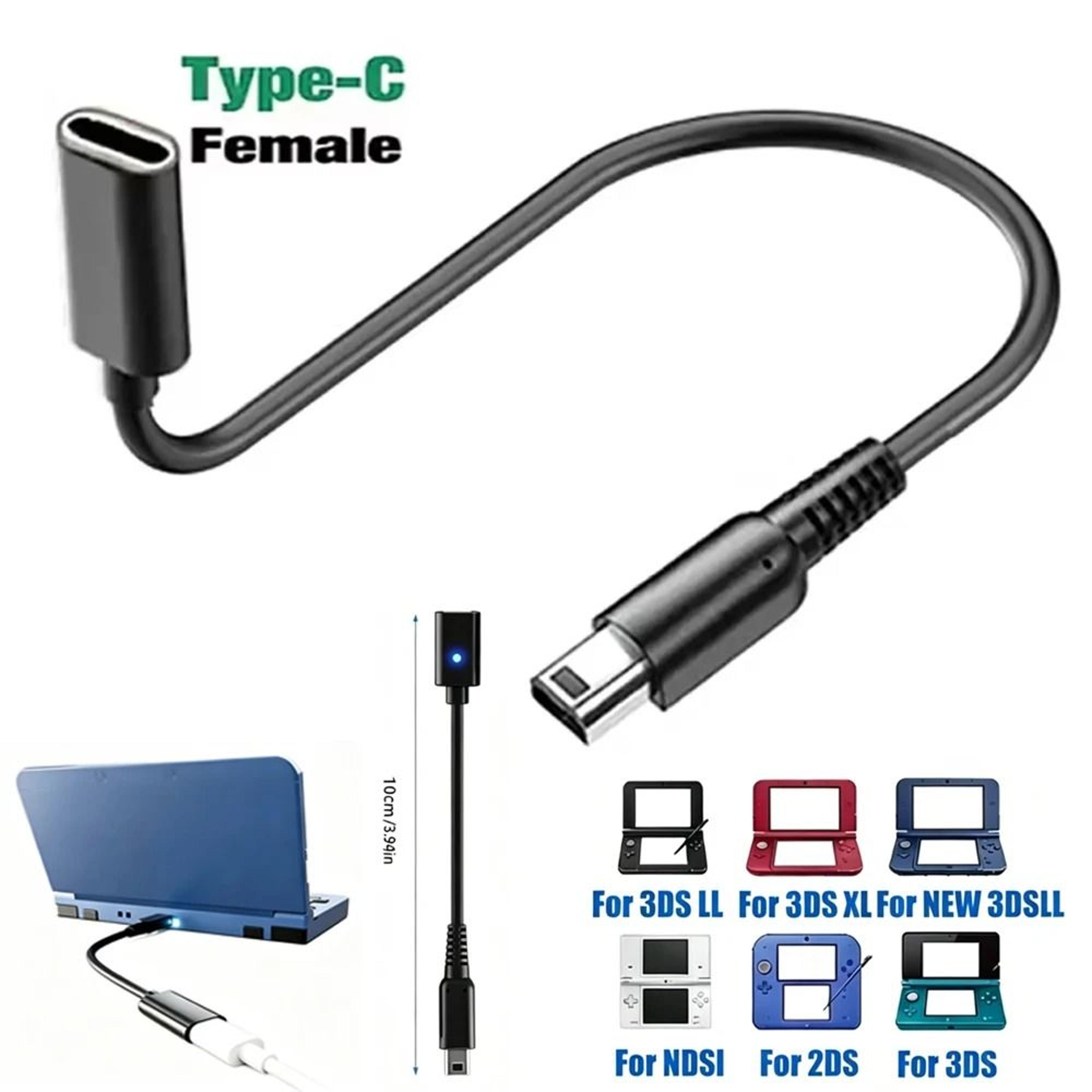 USBC Charging Cable For Nintendo 2DS 3DS DSi XL And New 3DS 6