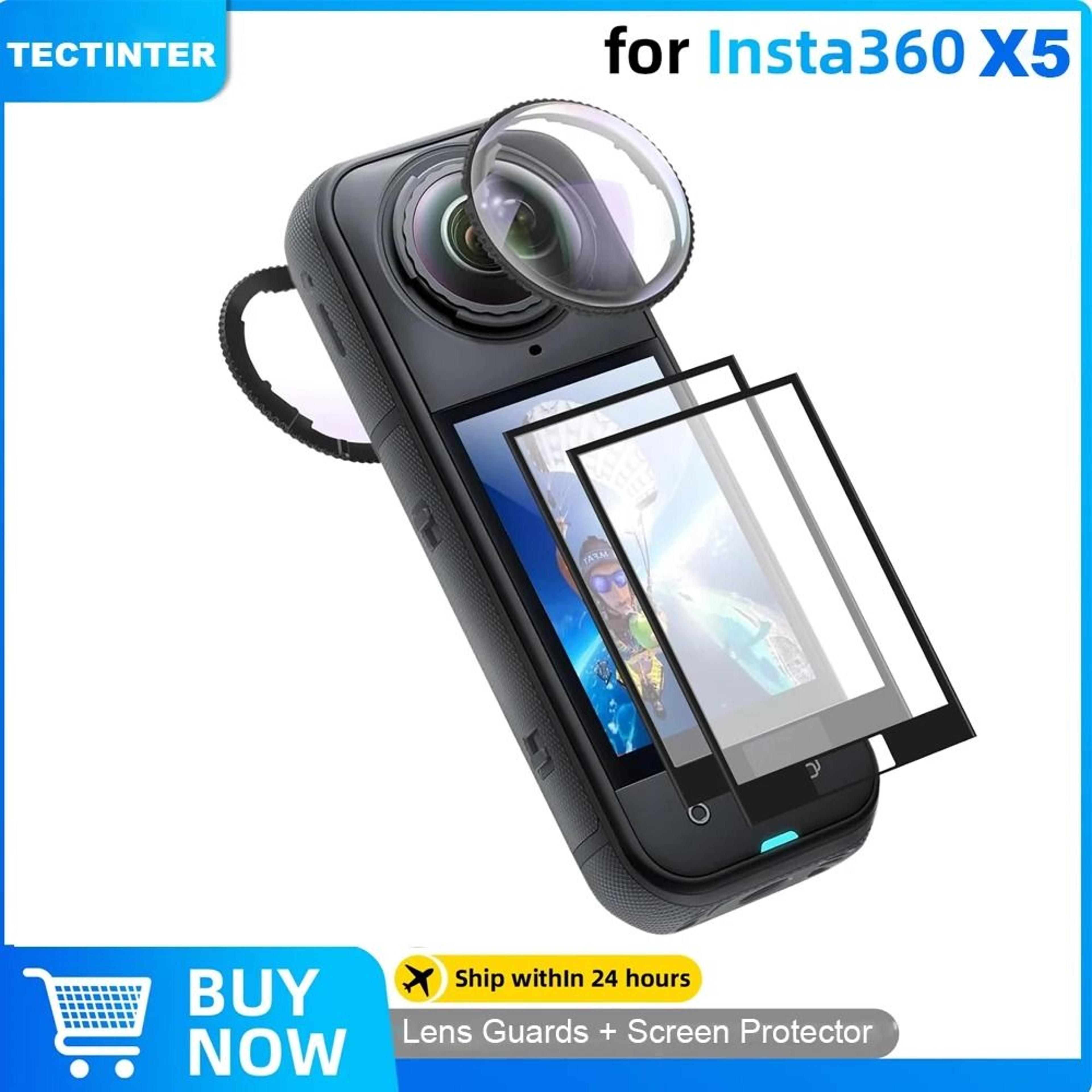 Insta360 X5 Lens Guard Screen Protector And Lens Cap Kit 0