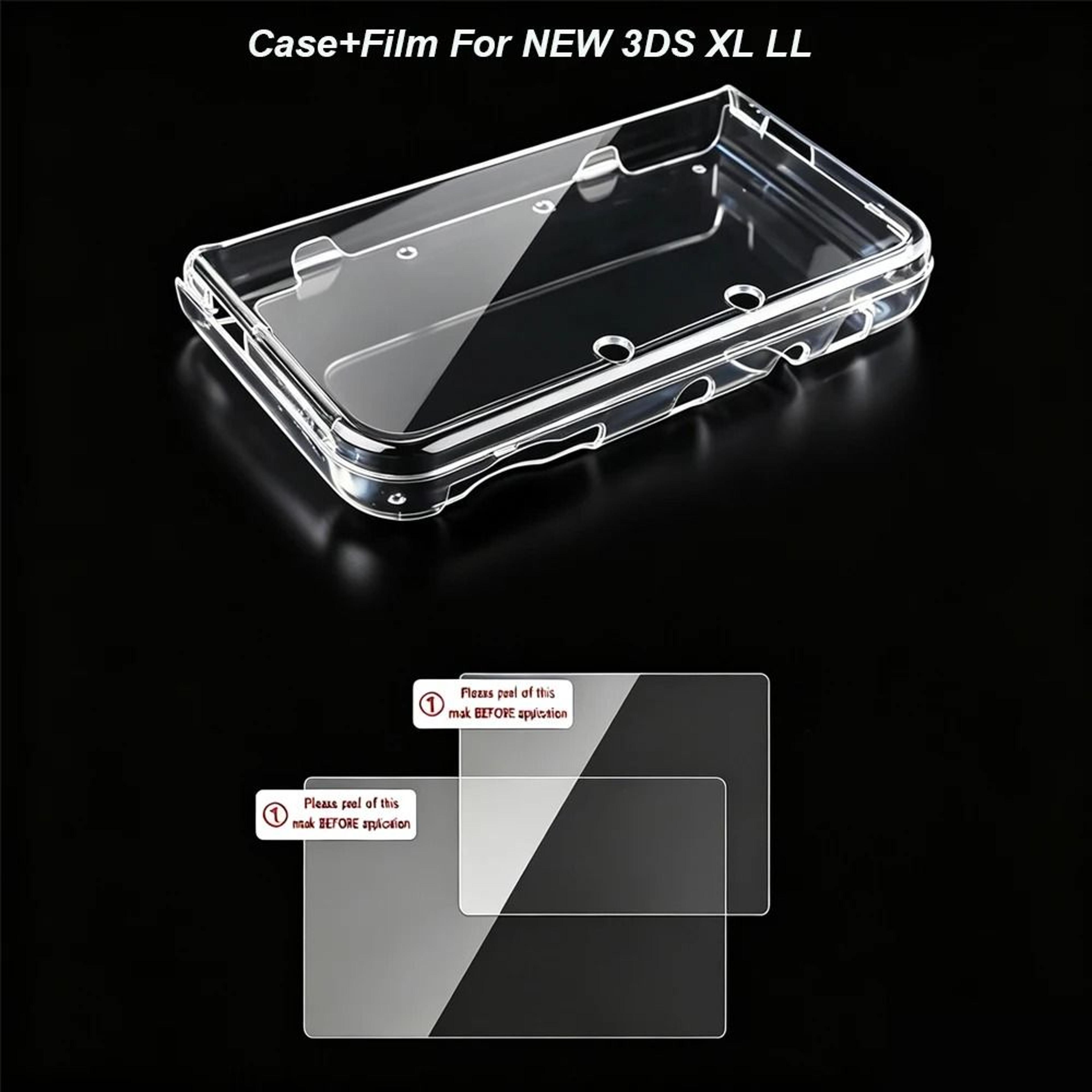 New Nintendo 3DS XL Clear Case Hard Crystal Full Cover Protective Shell 4