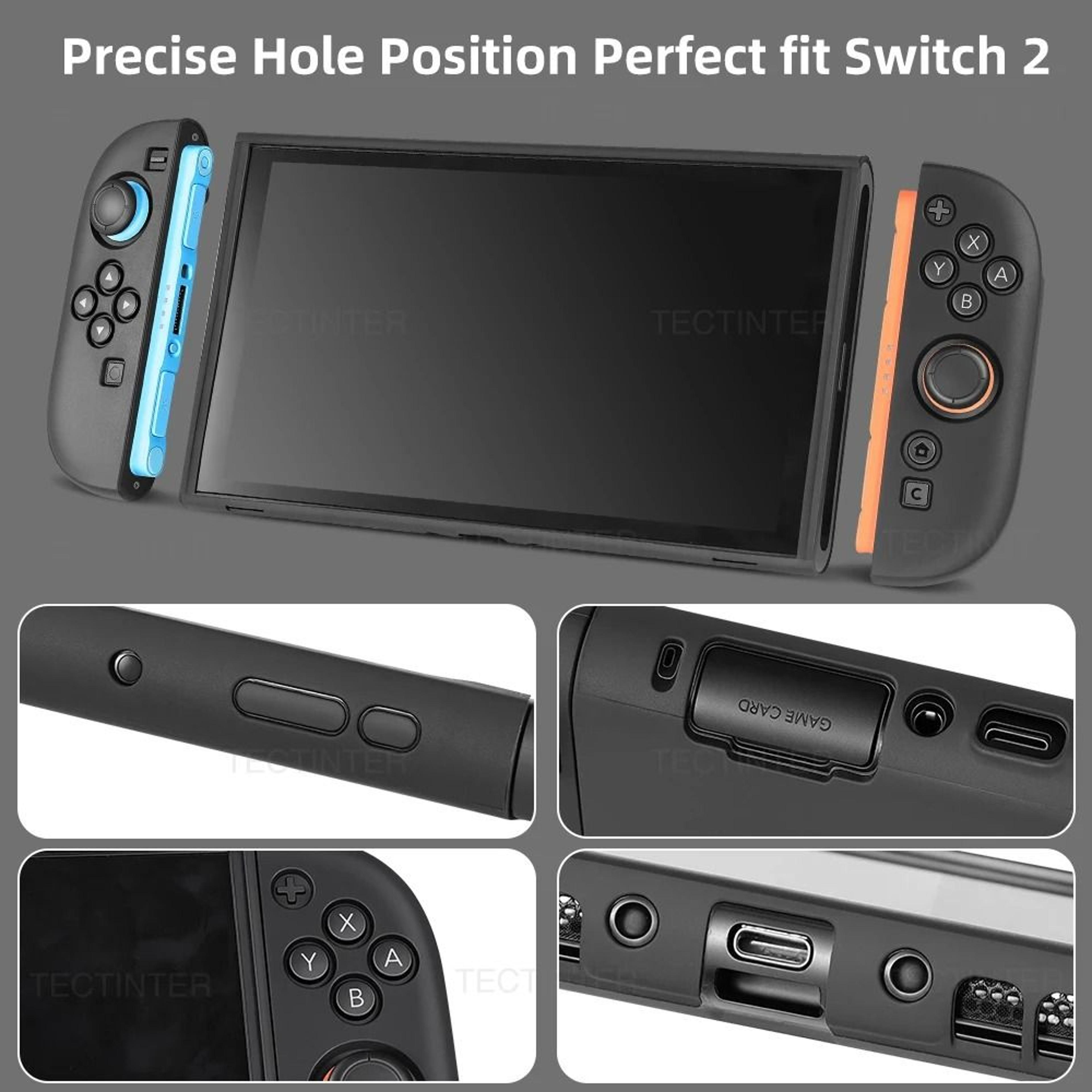 Nintendo Switch 2 Silicone Case Split AntiFall Console And JoyCon 2 Protective Cover 4