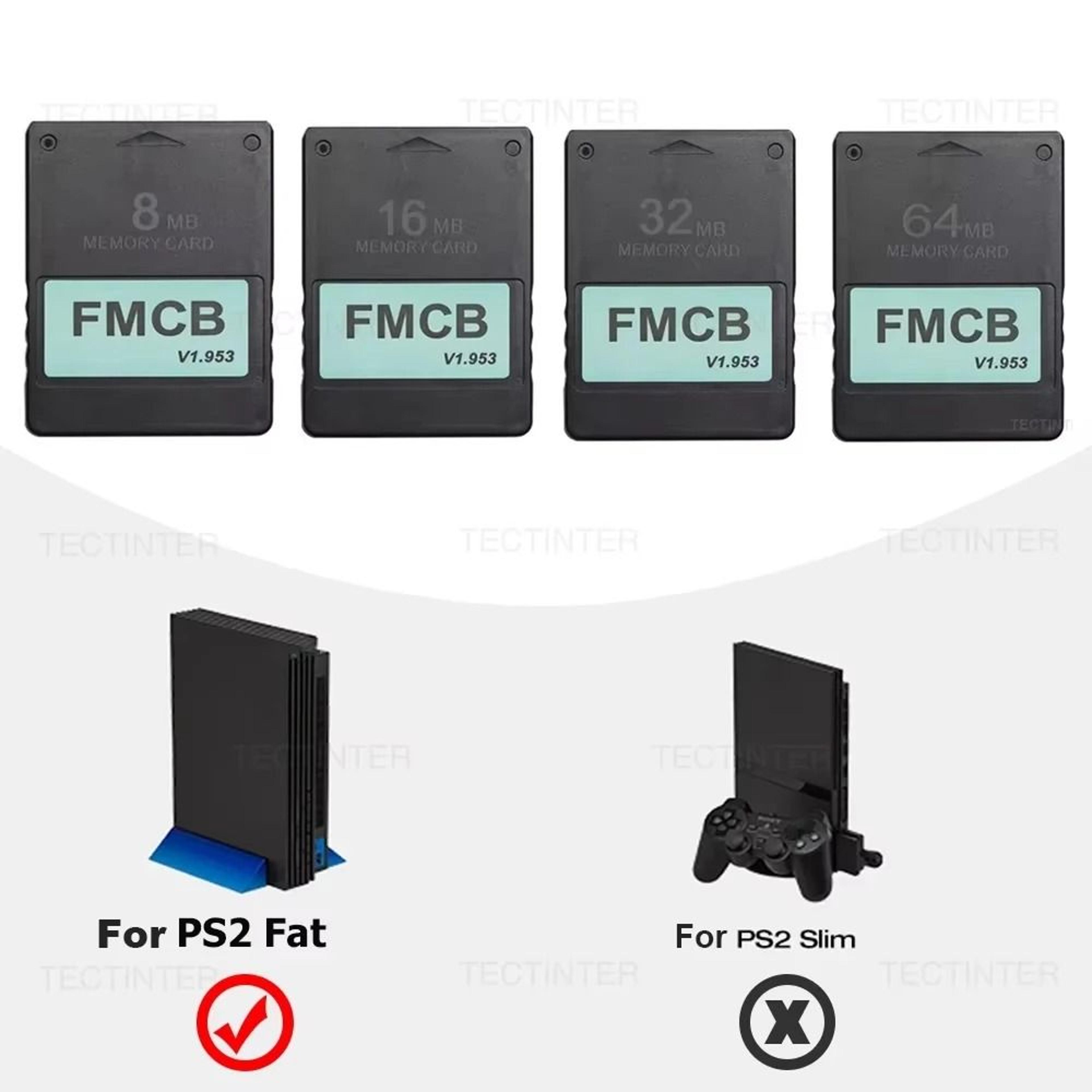 PS2 Free McBoot Memory Card FMCB V1953 OPL Boot Card 8MB To 64MB 6