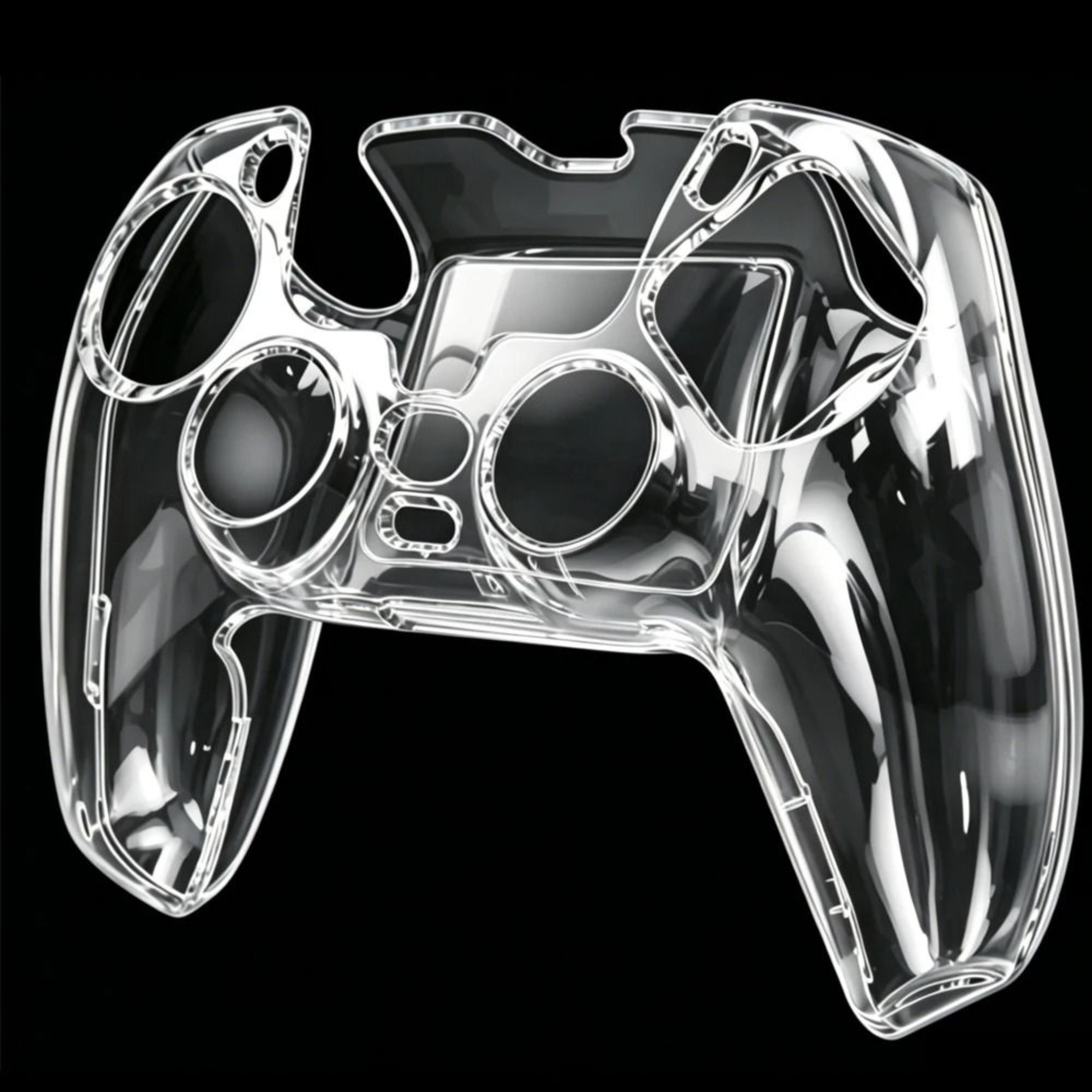 PS5 Controller Clear Case Transparent PC Hard Shell Protector For DualSense 3