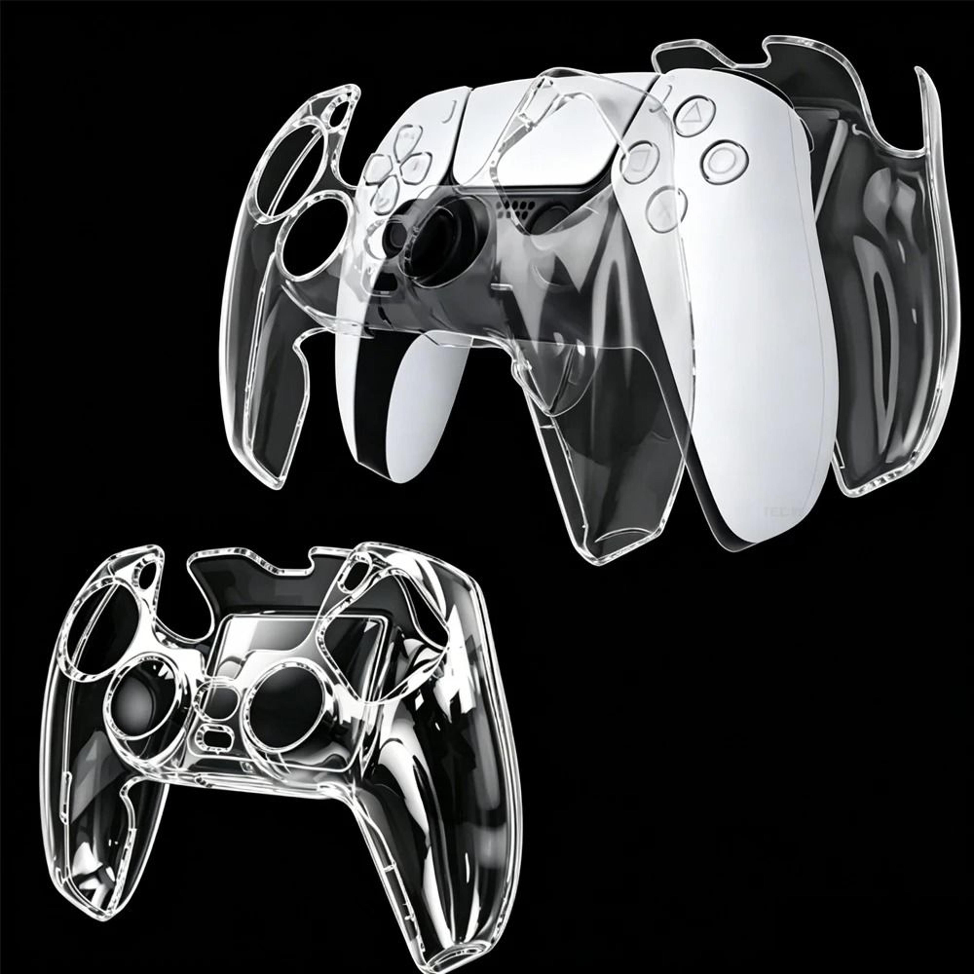 PS5 Controller Clear Case Transparent PC Hard Shell Protector For DualSense 0