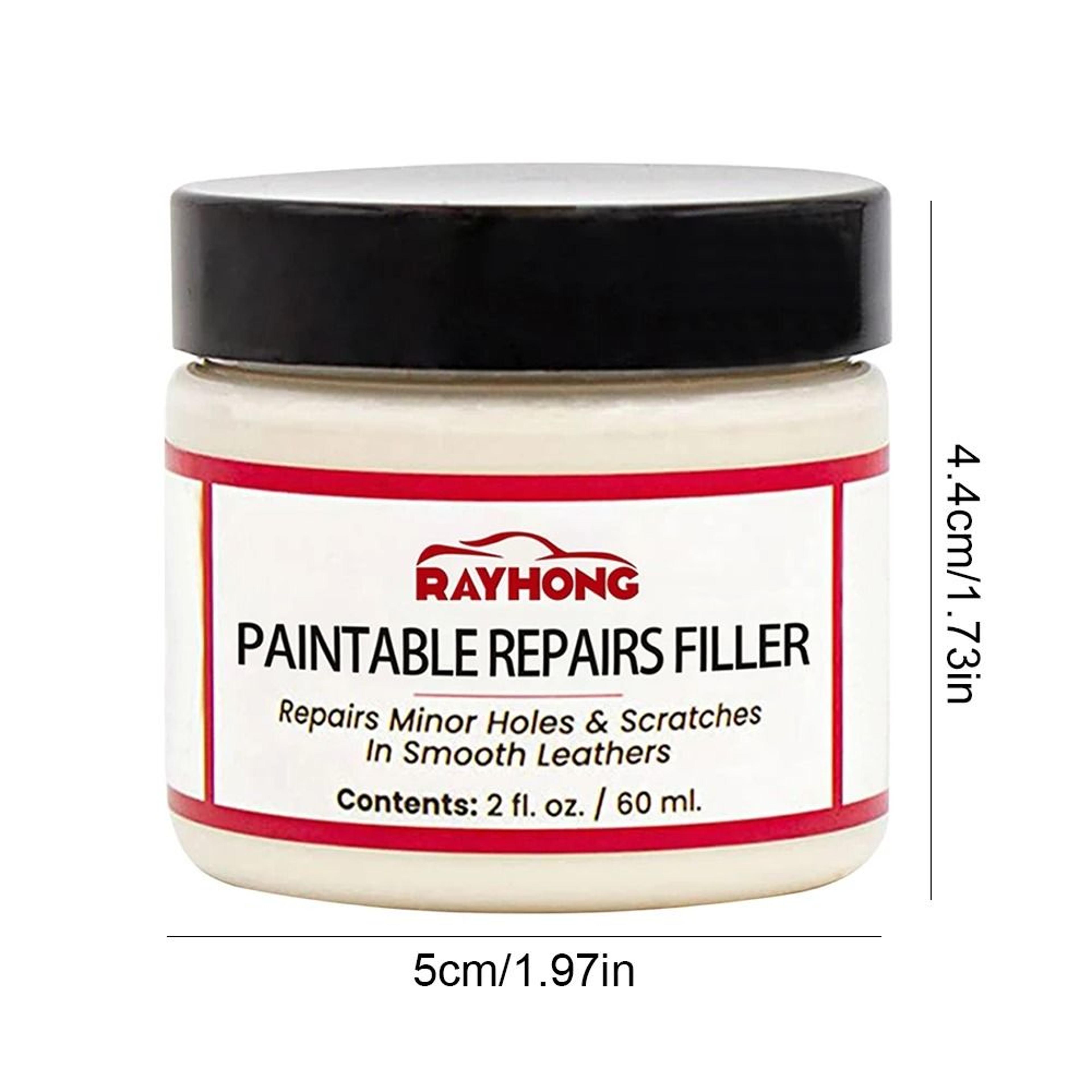 Leather Repair Filler Paste 60ml Flexible Compound For Cracks Tears Burns And Holes 6