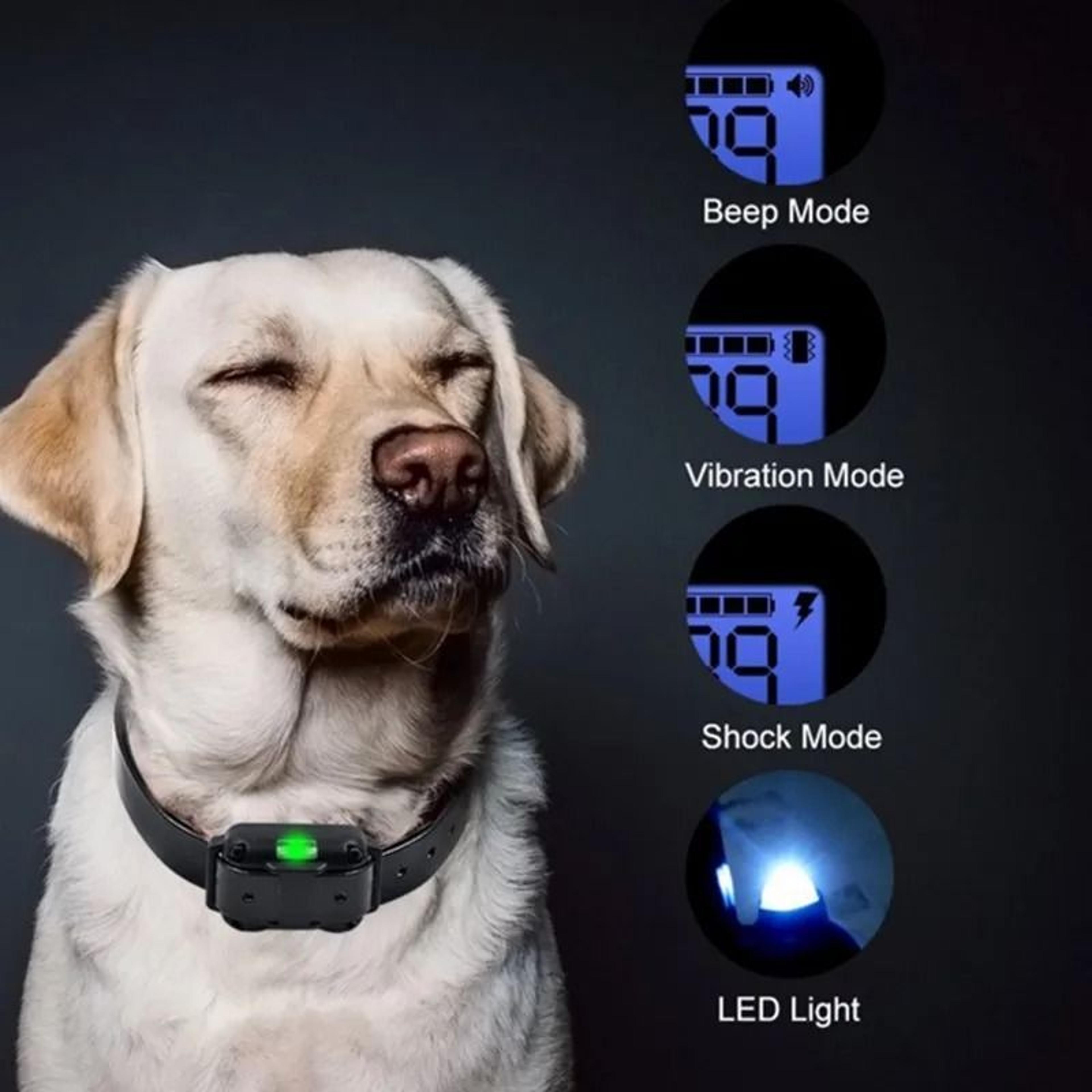 800m Dog Training Collar Waterproof Rechargeable Remote Collar With Sound Vibration And Static Mode 6