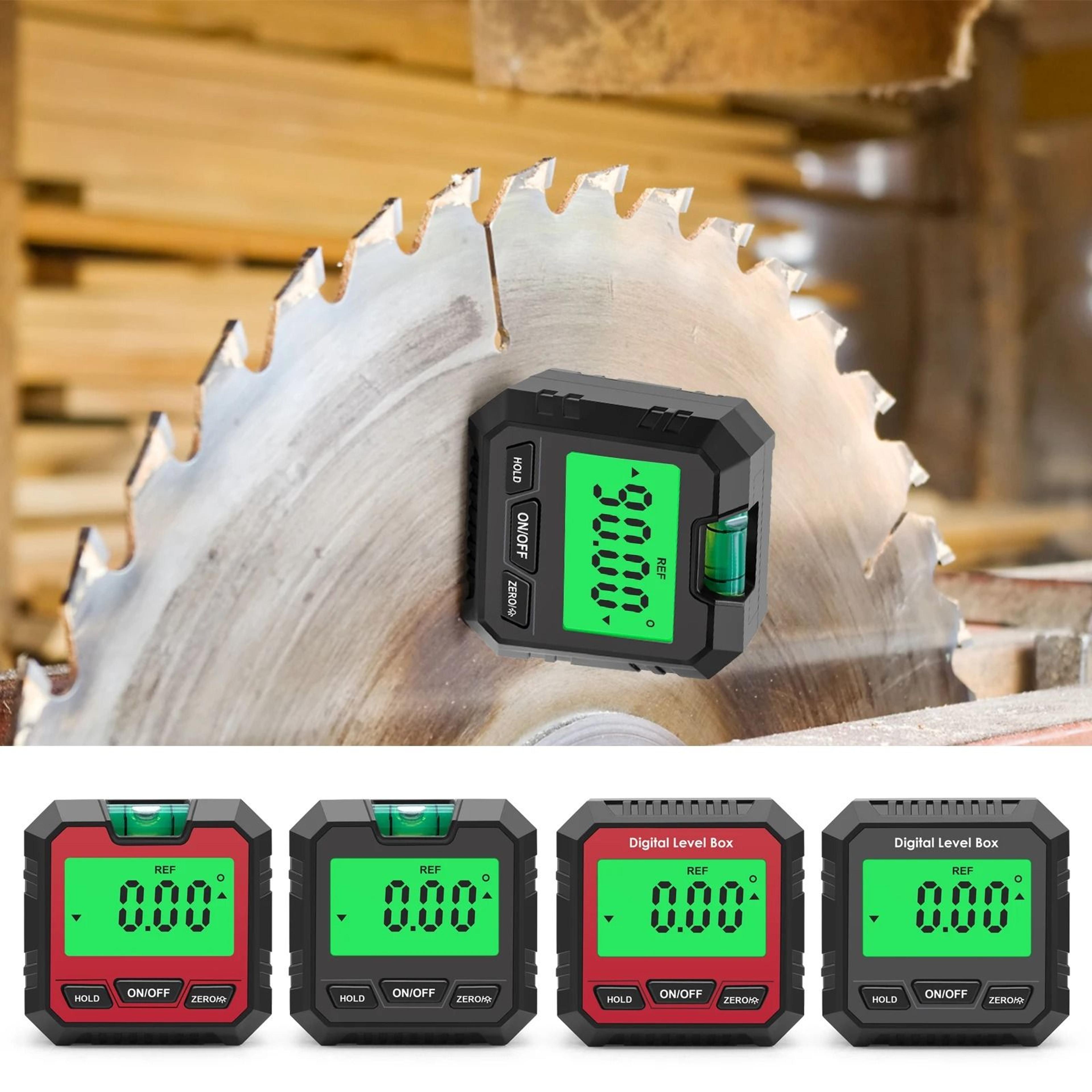 360 Digital Angle Finder Magnetic Inclinometer Level With Backlit LCD 10