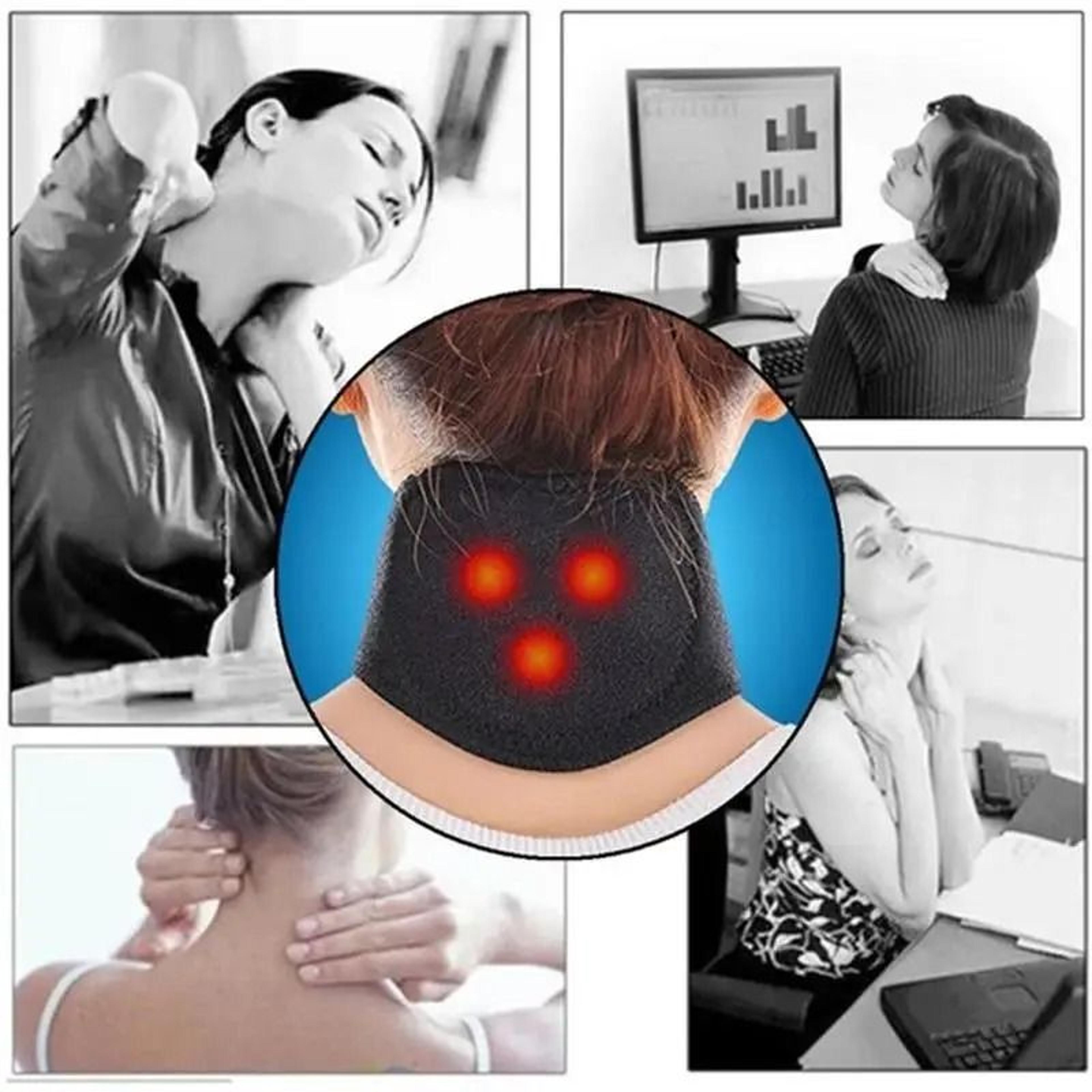 Warm Cervical Neck Wrap Adjustable Magnetic Neck Sleeve For Cold Weather Comfort 2