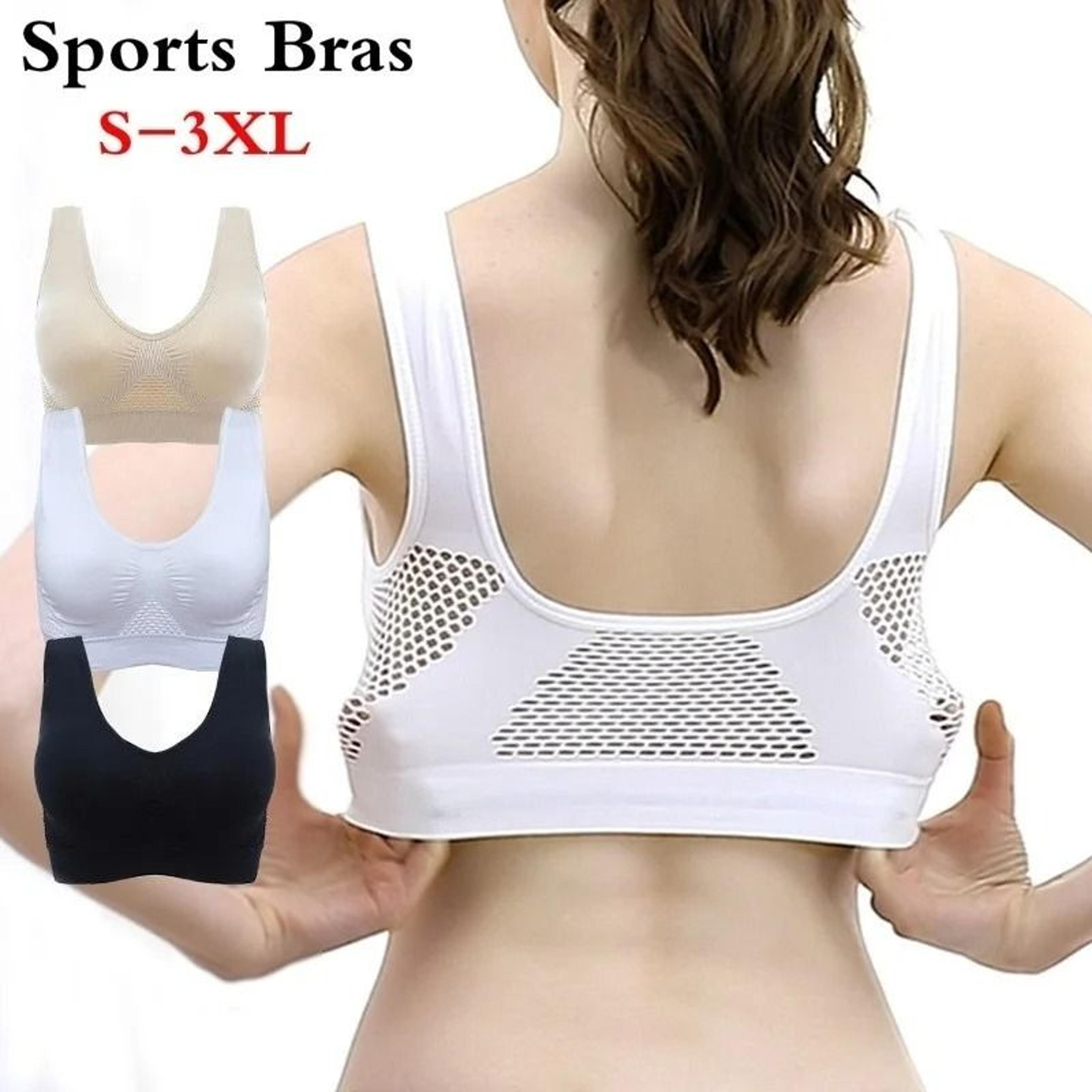 breathable padded sports bra hollow-out yoga gym and running workout top